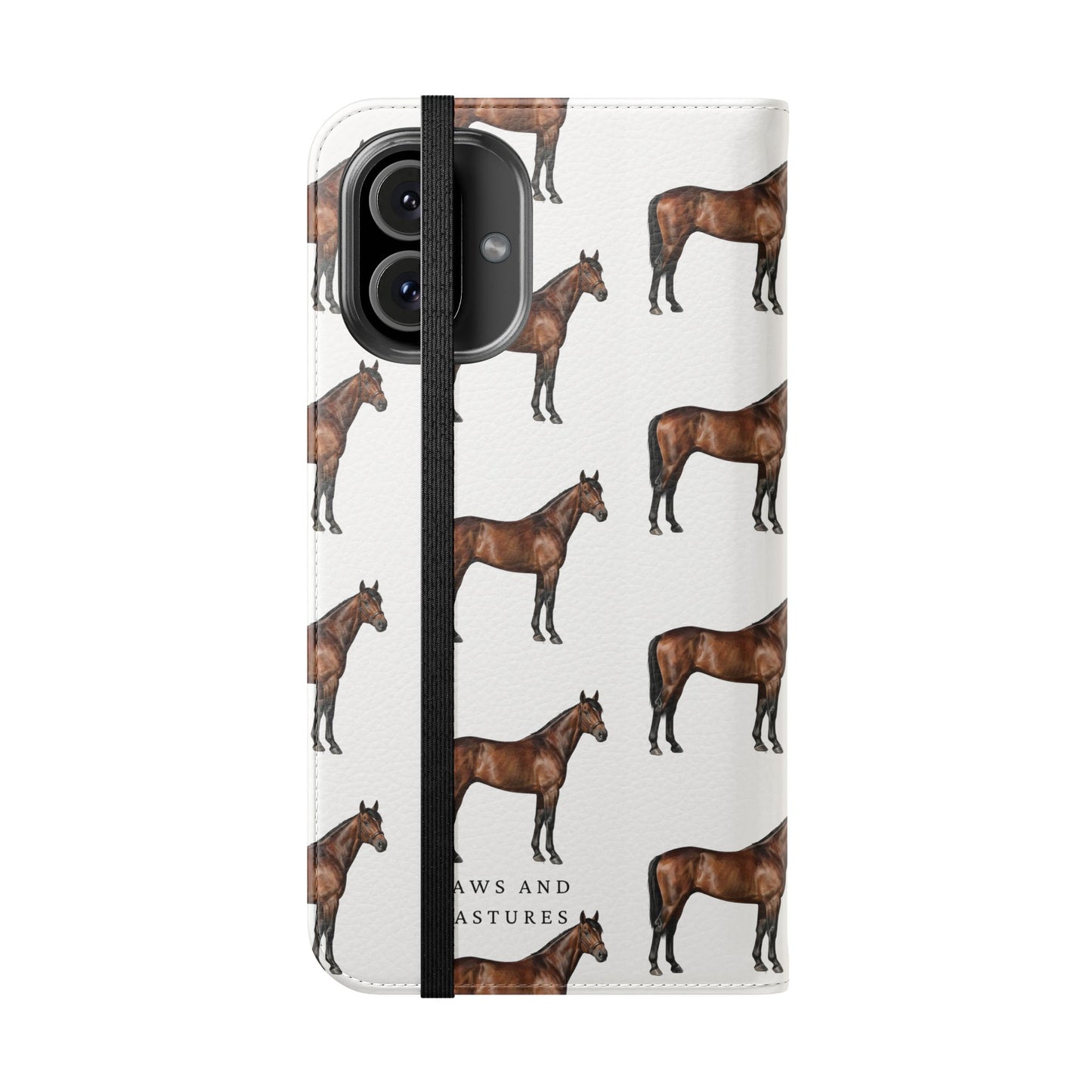 Horse Pattern iPhone Flip Case