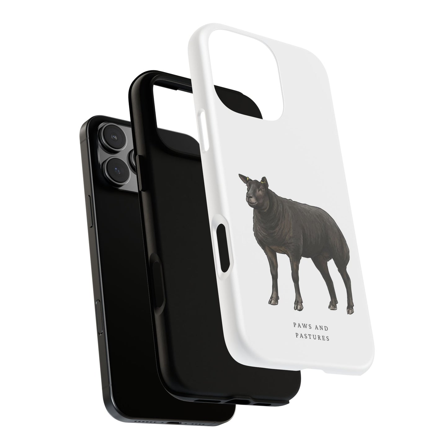 Blue Texel Sheep Phone Case – Paws and Pastures Protective Phone Cover