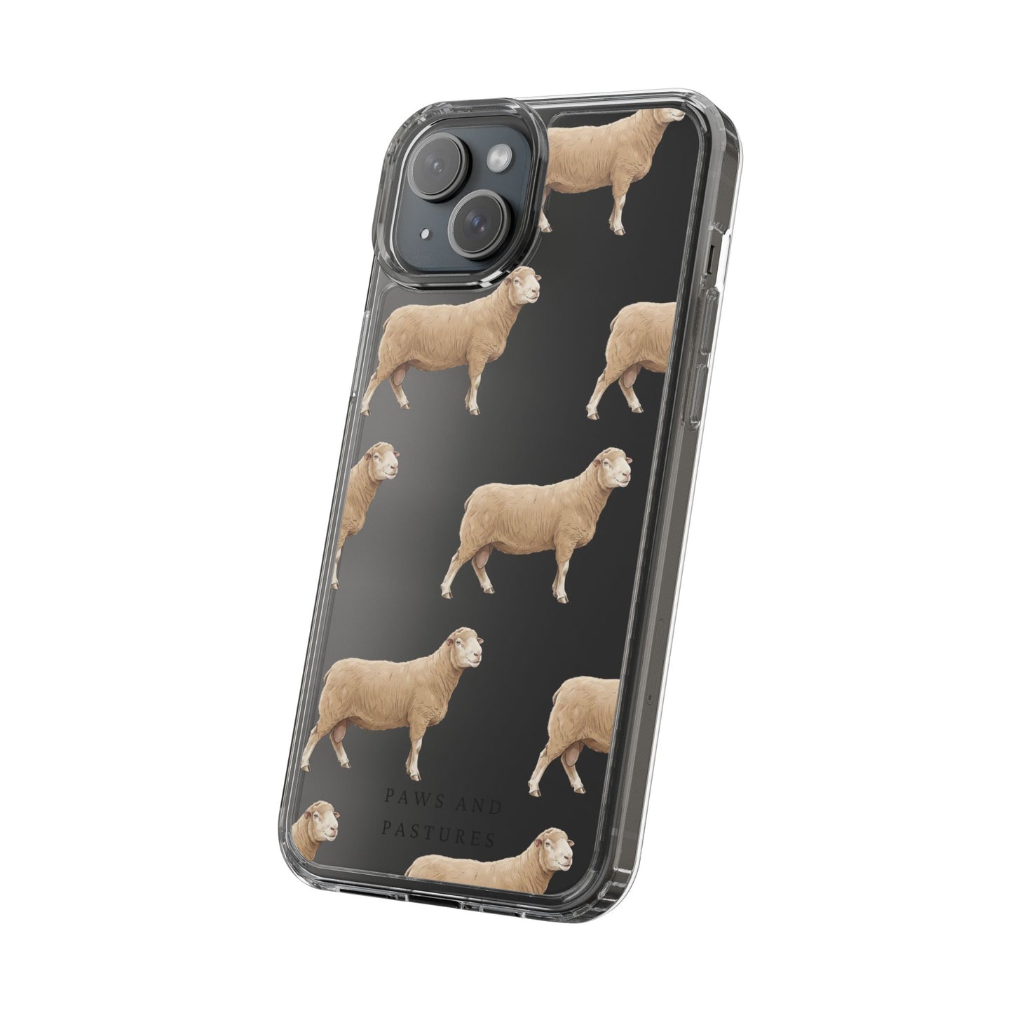Dorset Sheep Pattern iPhone Clear Case