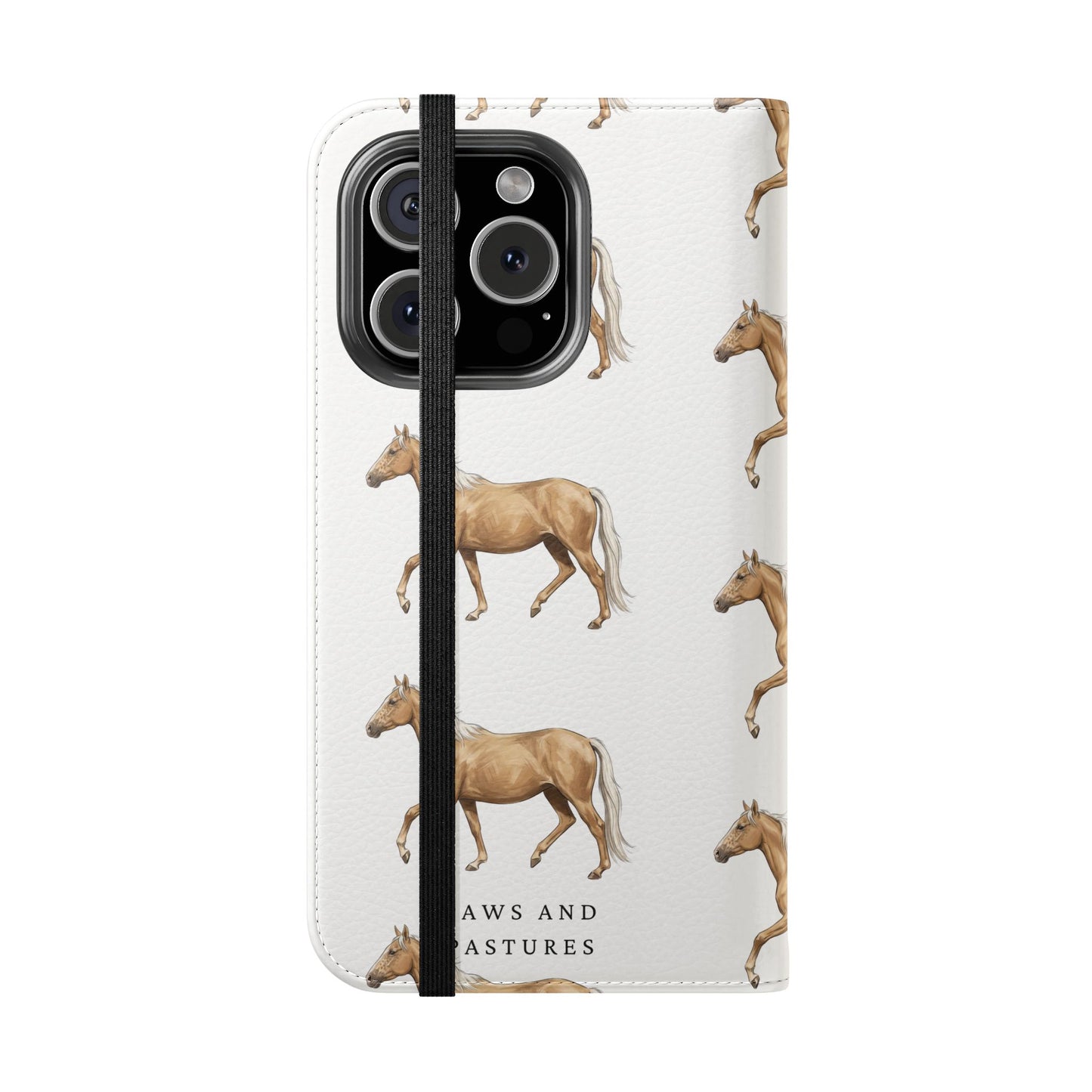 Horse Pattern iPhone Flip Case