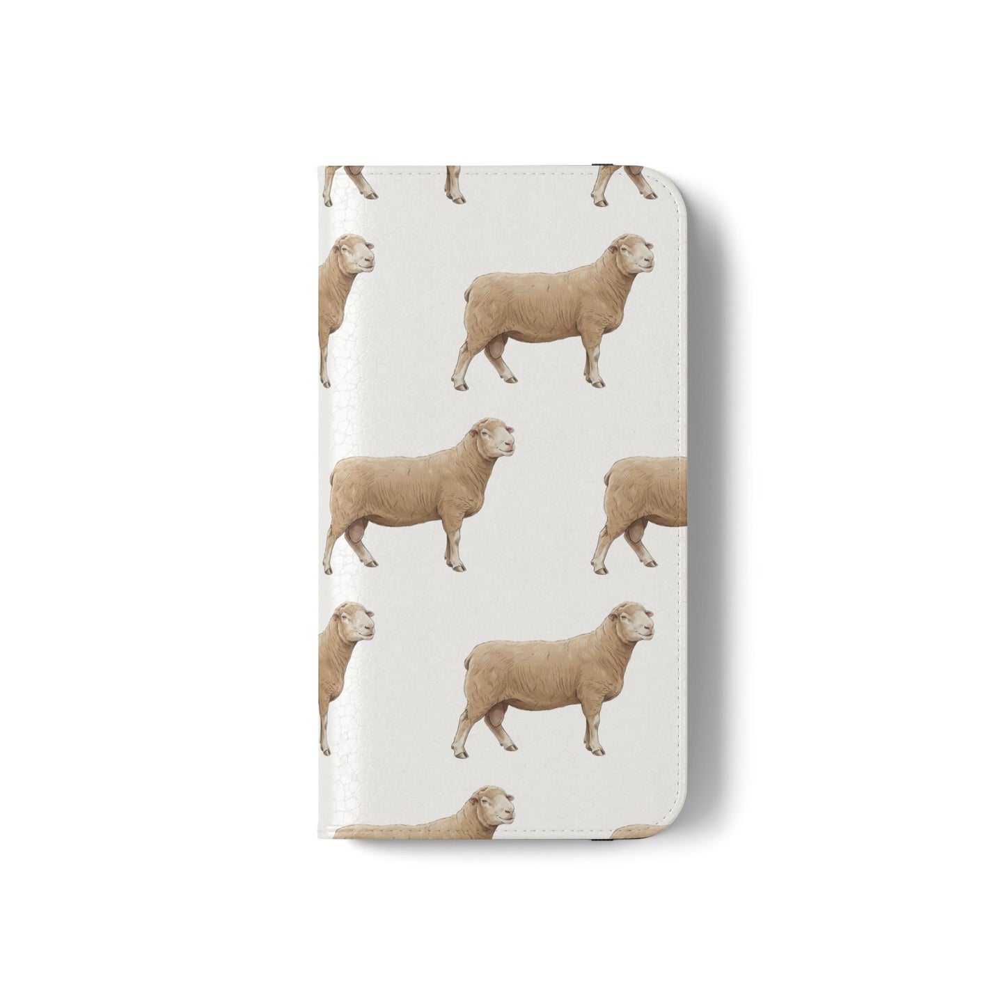 Sheep Pattern iPhone Flip Case