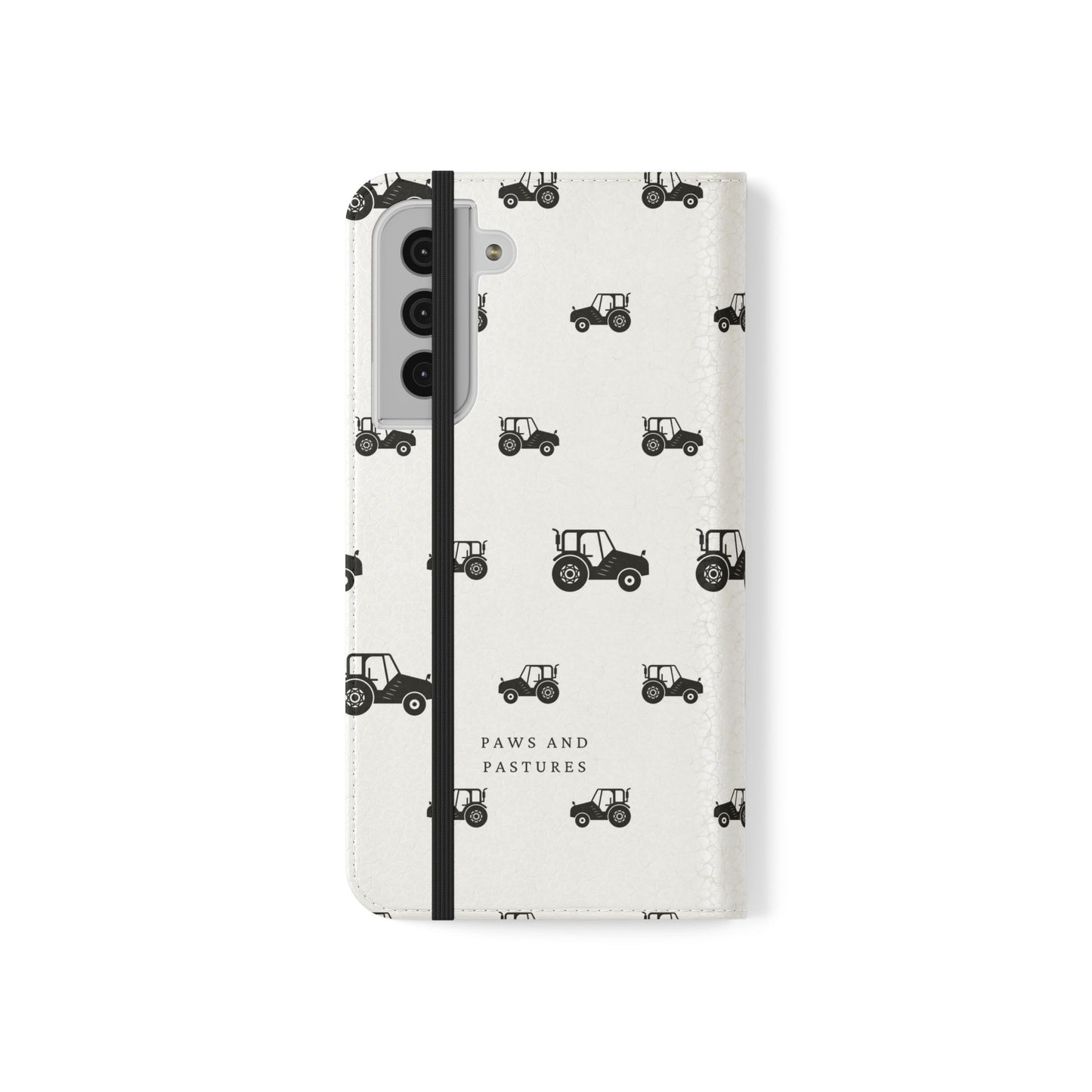 Tractor Pattern Flip Phone Case — Paws & Pastures Wallet Cover