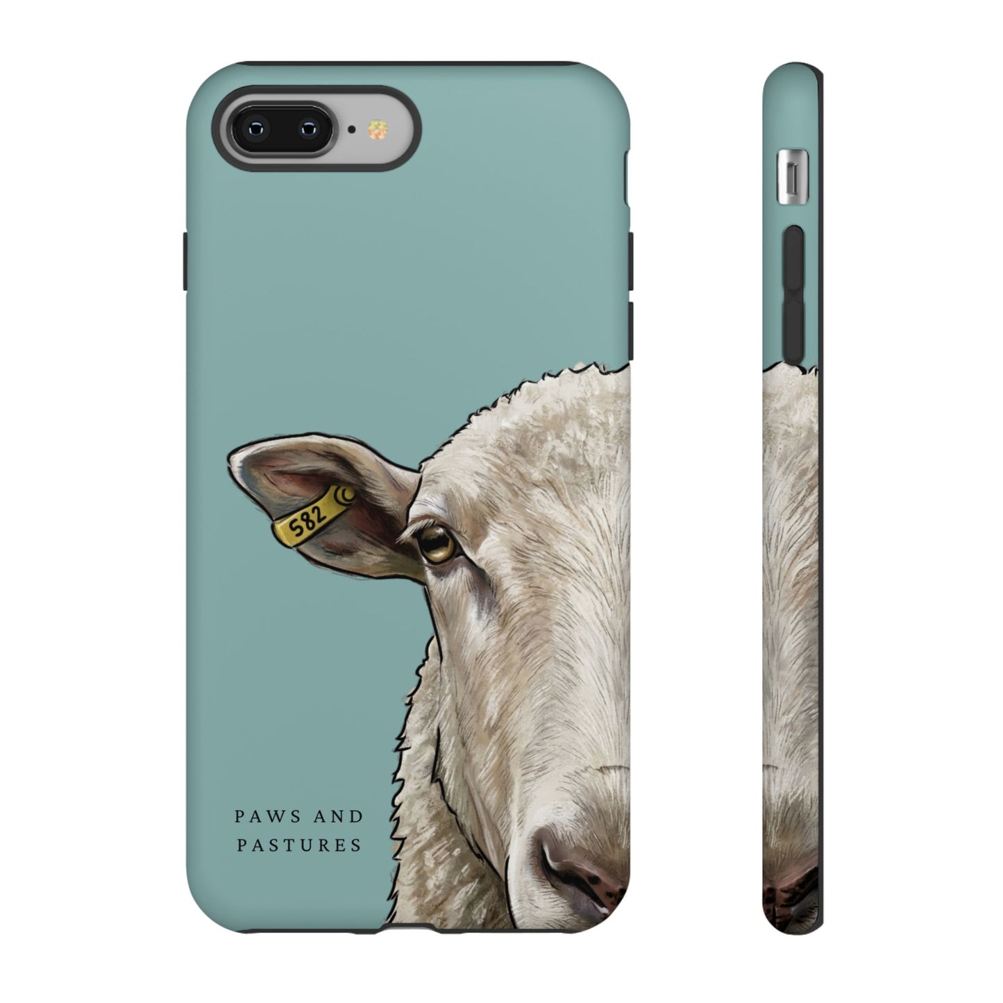 Teal Sheep Phone Case