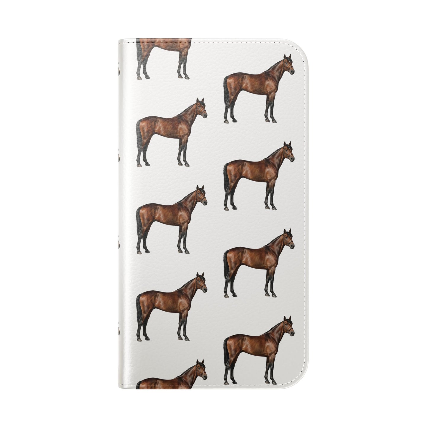 Horse Pattern iPhone Flip Case