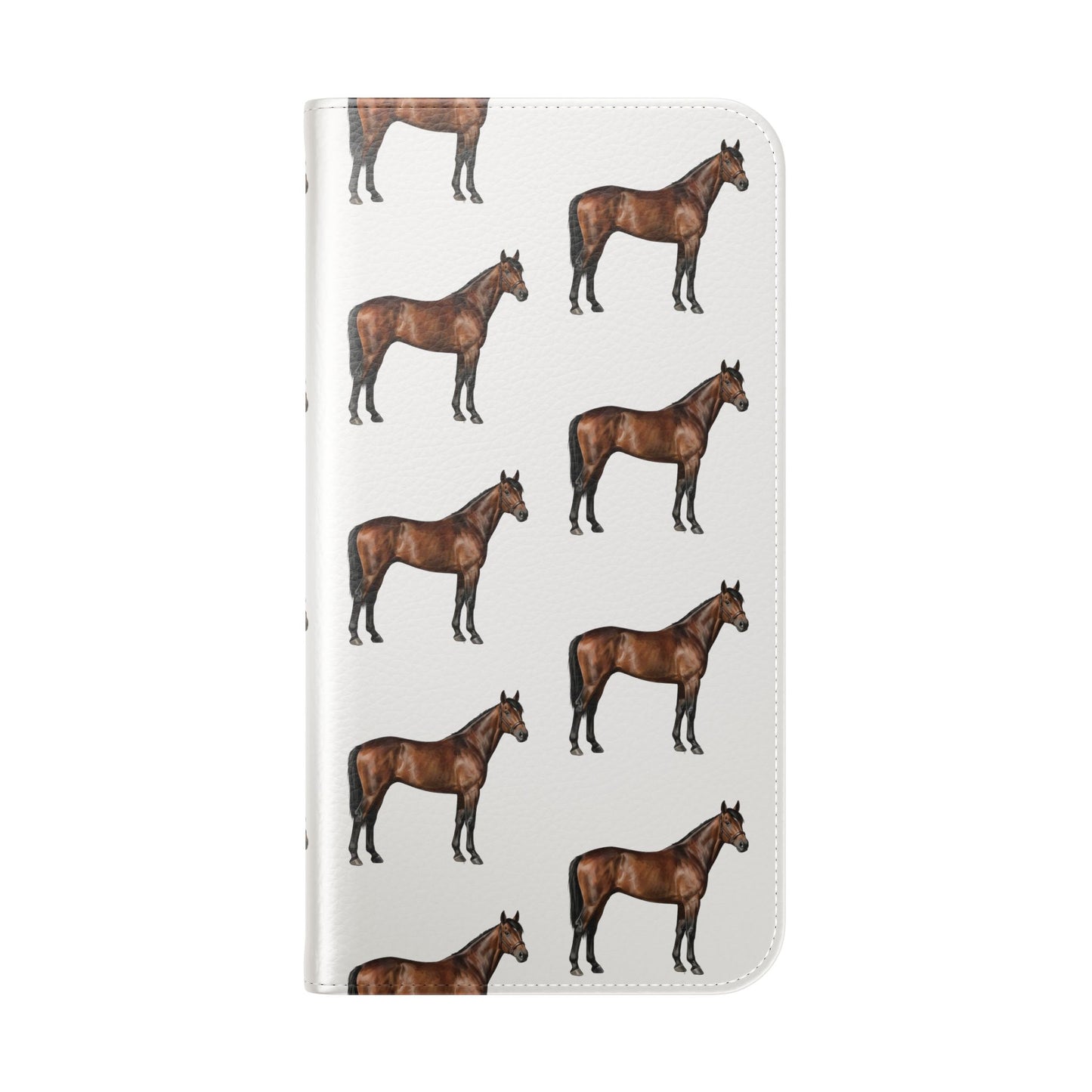 Horse Pattern iPhone Flip Case