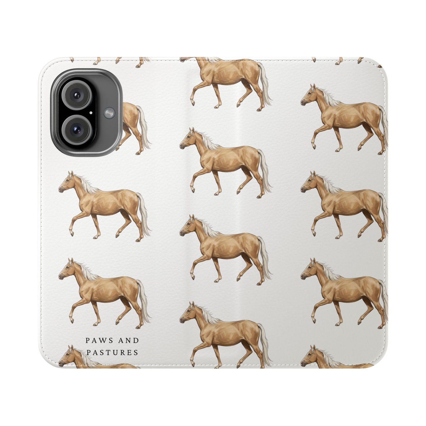 Horse Pattern iPhone Flip Case