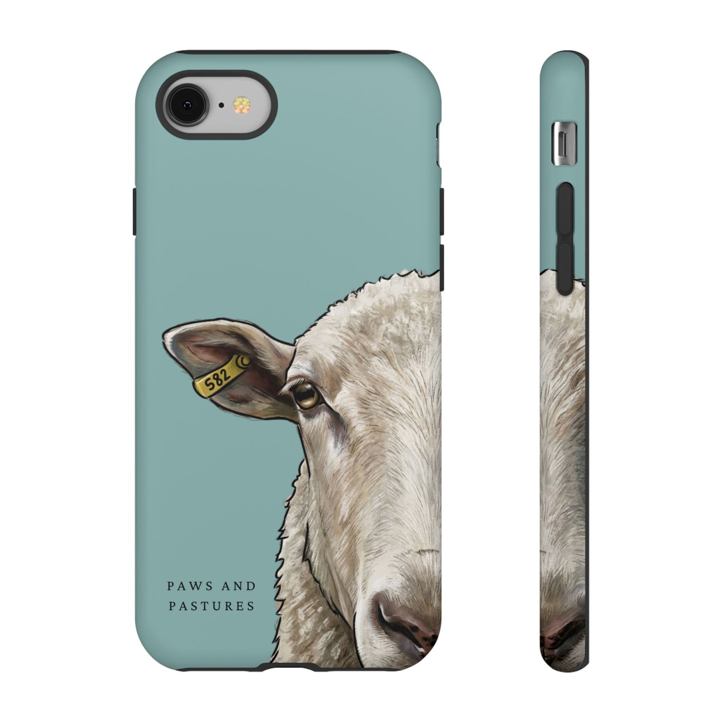 Teal Sheep Phone Case