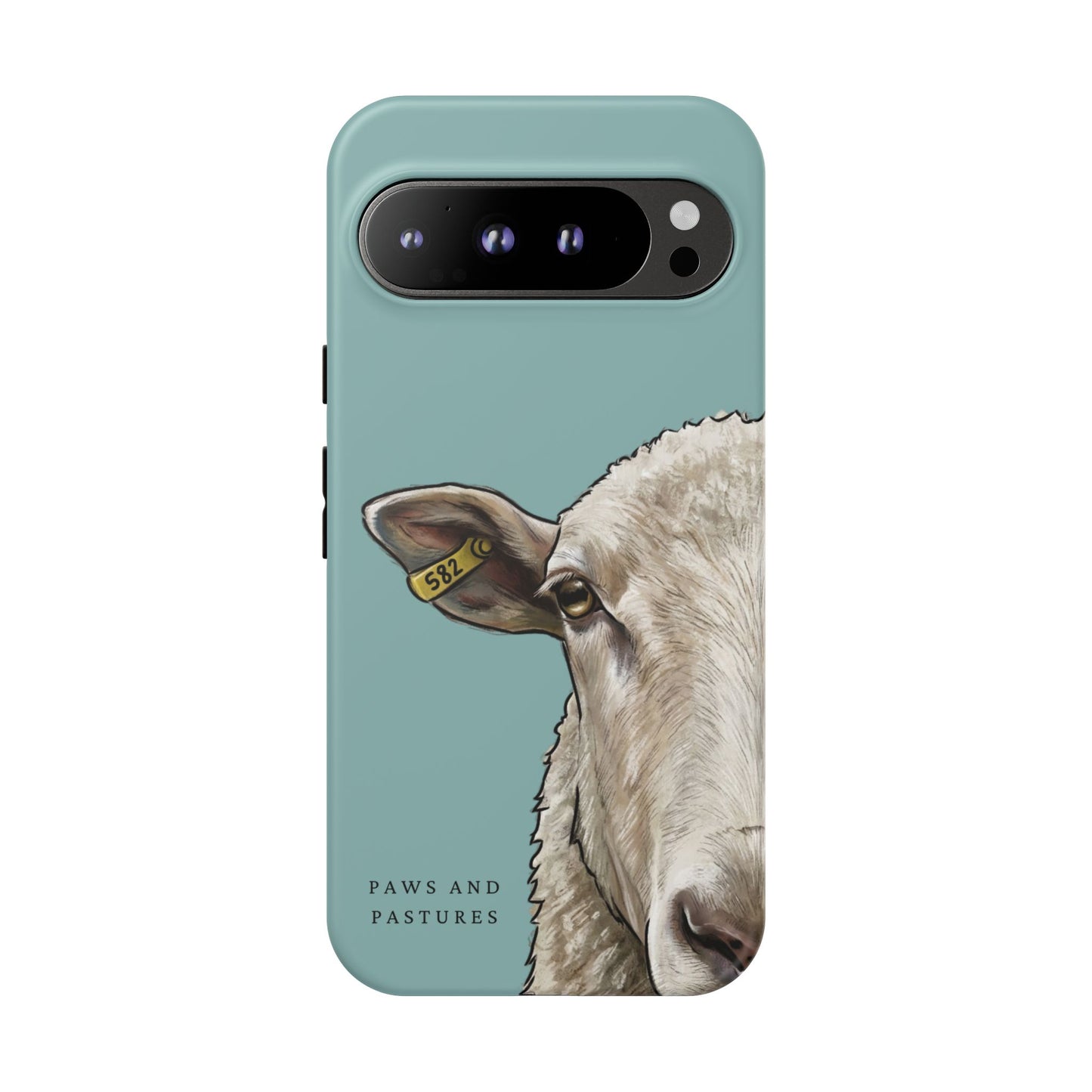 Teal Sheep Phone Case
