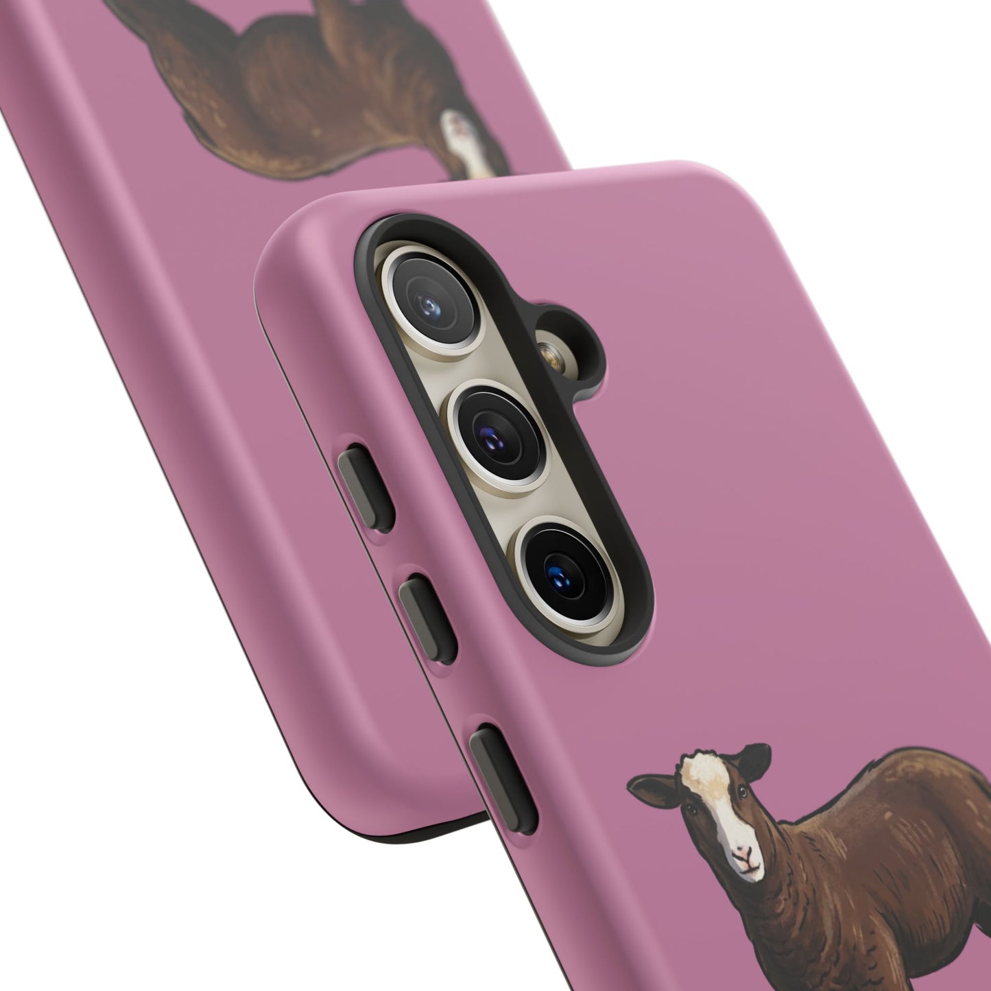 Zwartble Phone Case — Brown Sheep Illustration "Paws and Pastures"