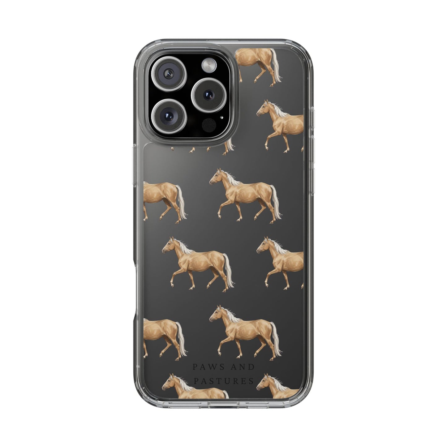 Horse Pattern iPhone Clear Case