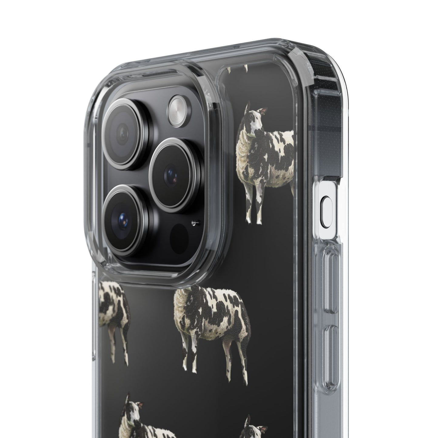 Dutch Spotted Sheep Pattern iPhone Clear Case
