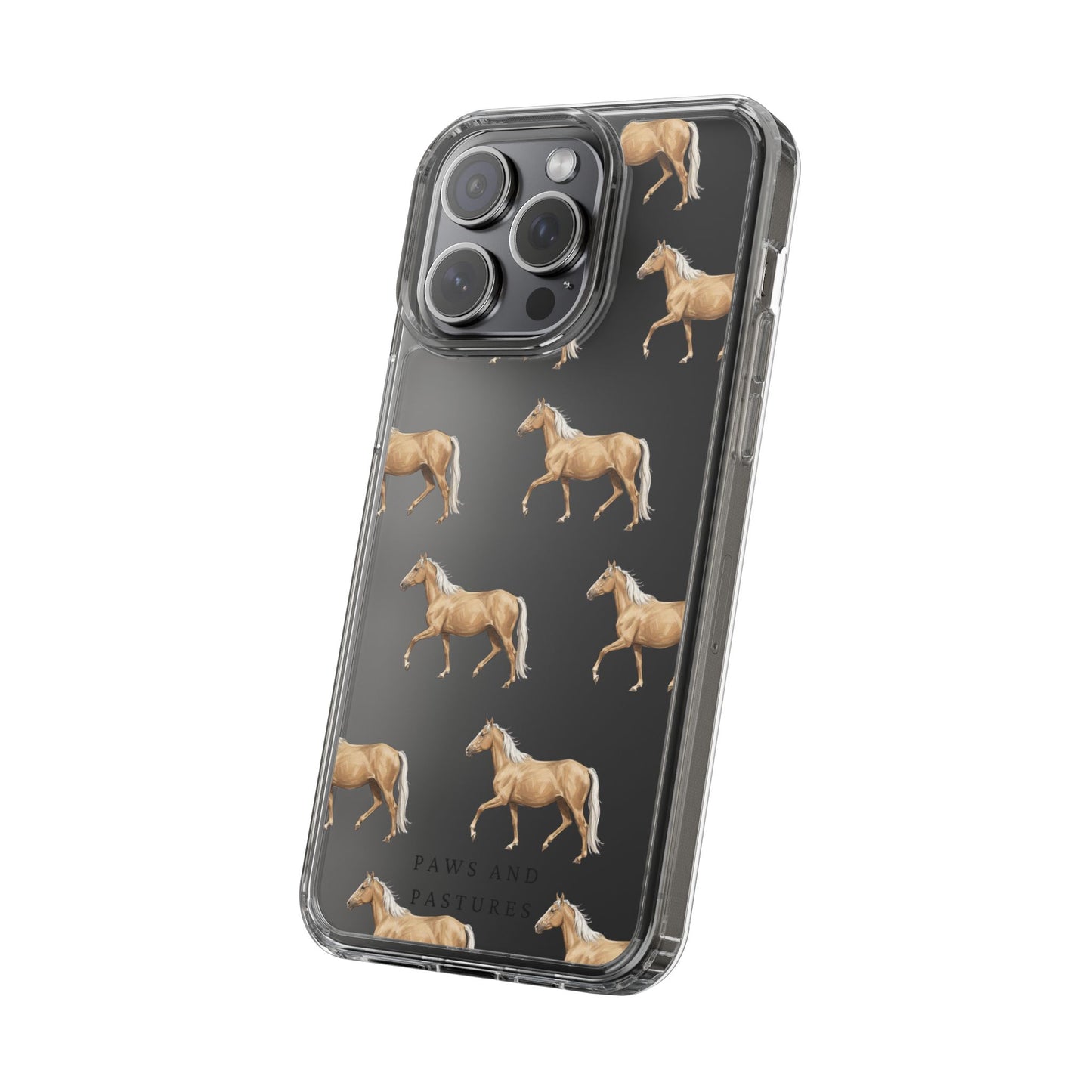 Horse Pattern iPhone Clear Case