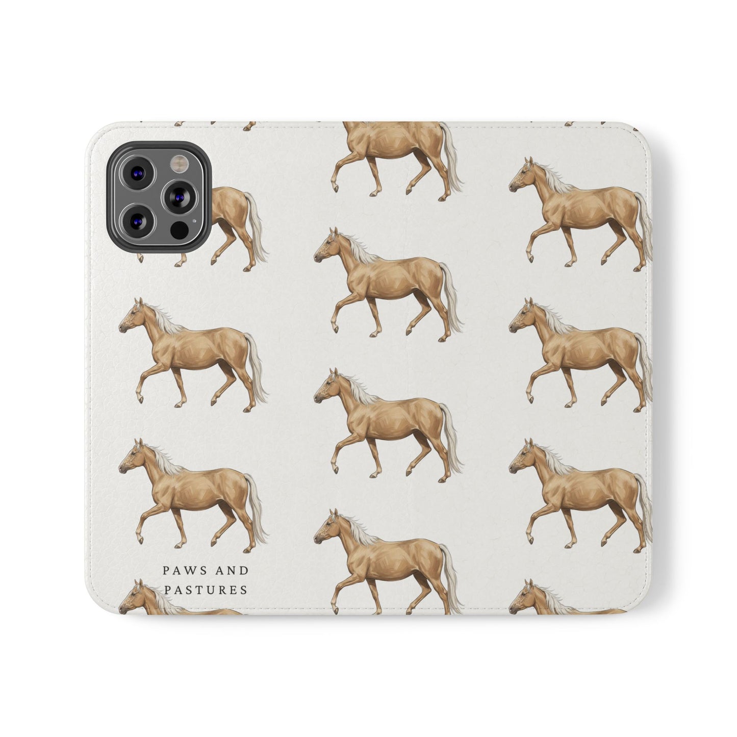 Horse Pattern iPhone Flip Case