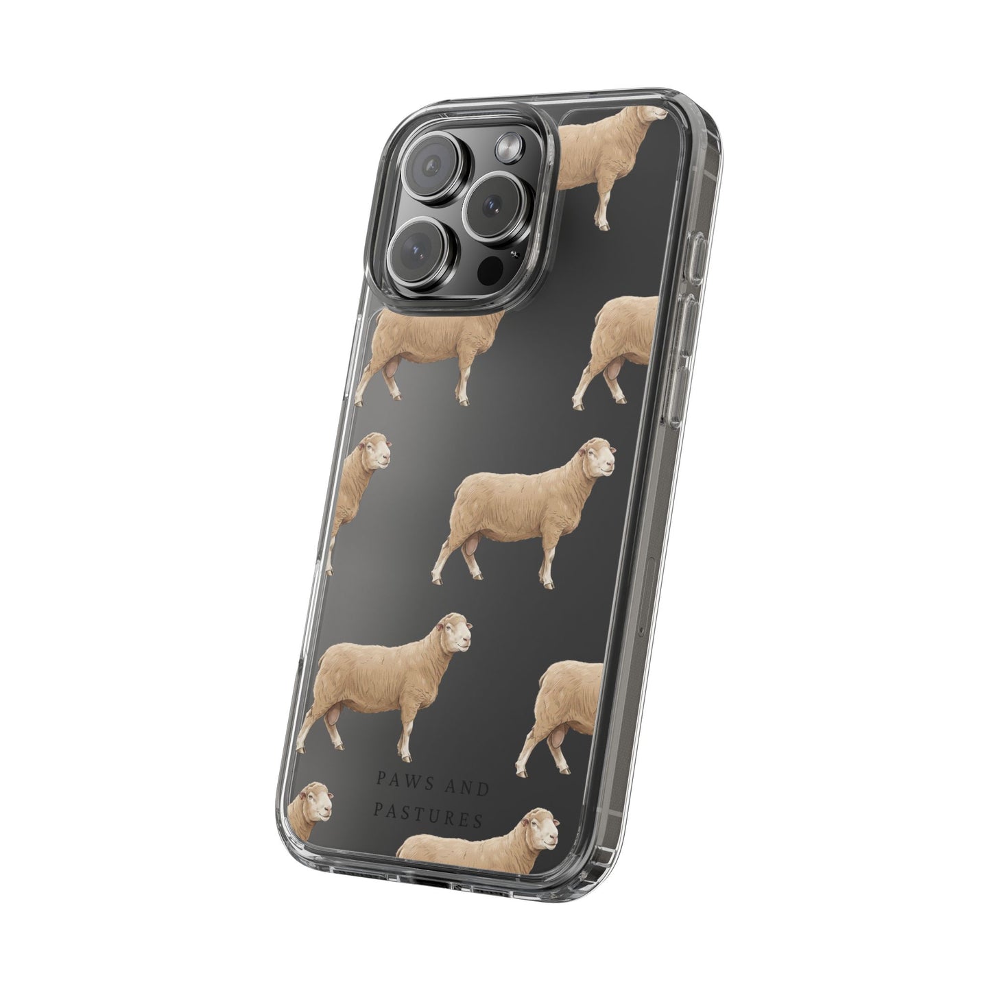 Dorset Sheep Pattern iPhone Clear Case