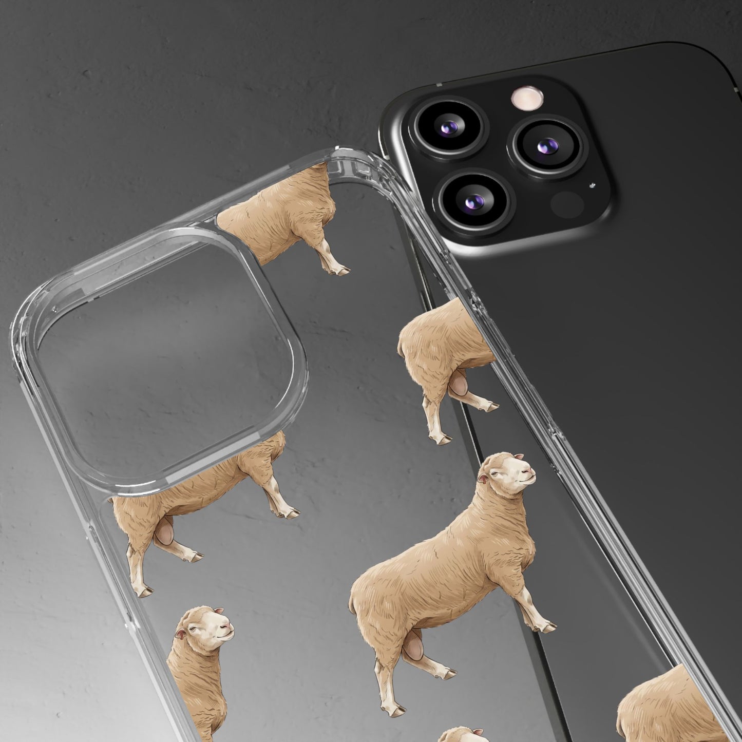 Dorset Sheep Pattern iPhone Clear Case