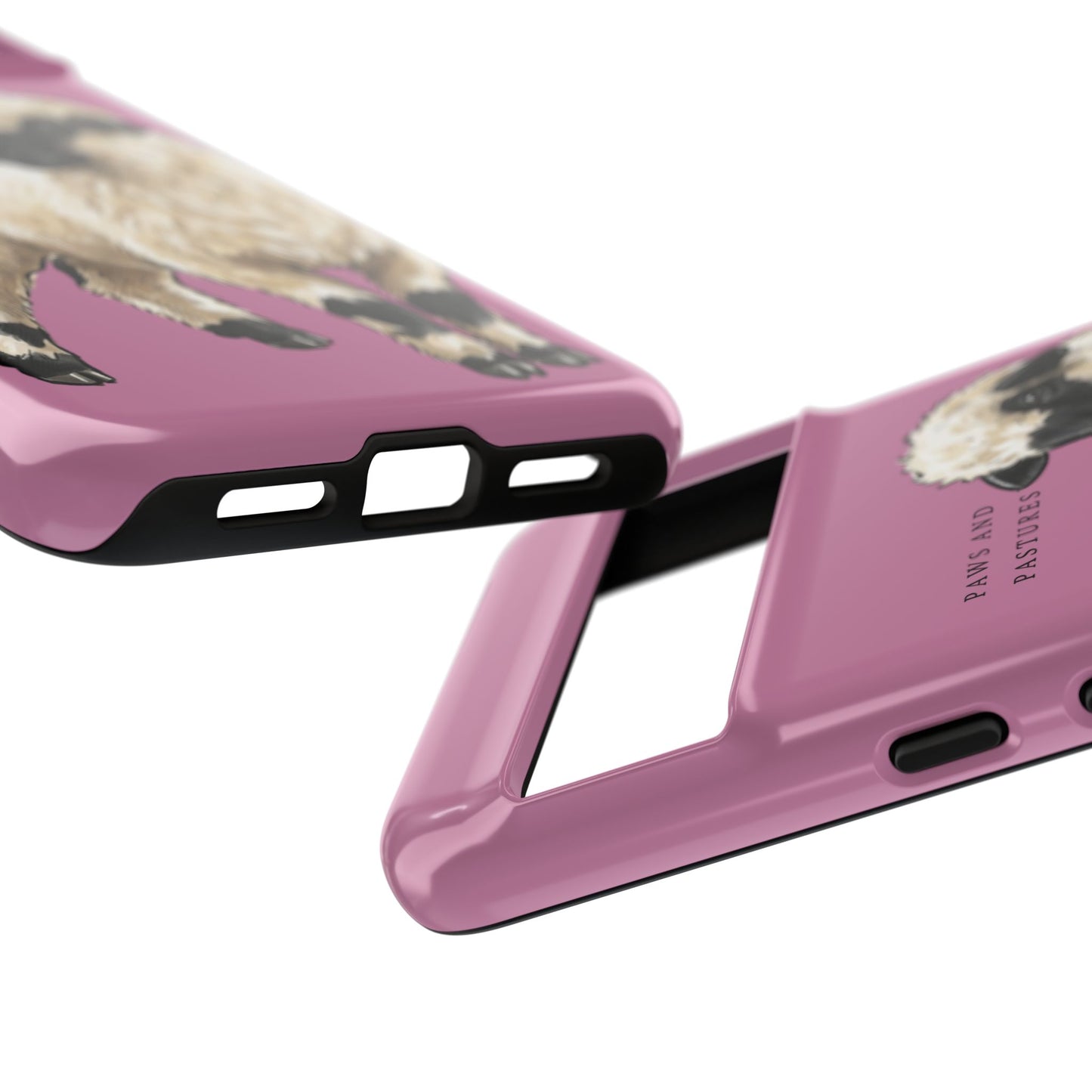 Pink Valais Blacknose Sheep Phone Case – 'Paws and Pastures' Cute Lamb Protective iPhone Cover