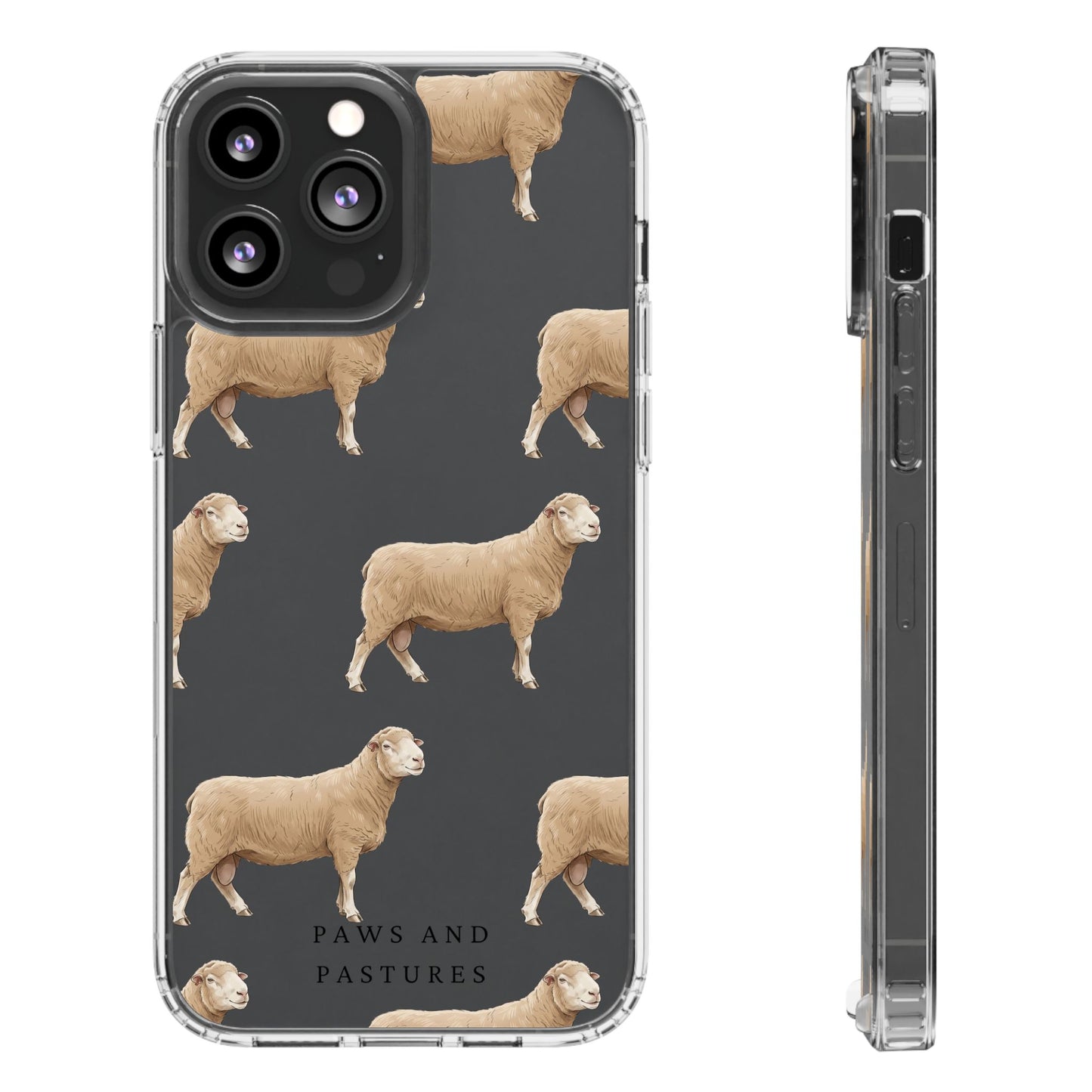 Dorset Sheep Pattern iPhone Clear Case