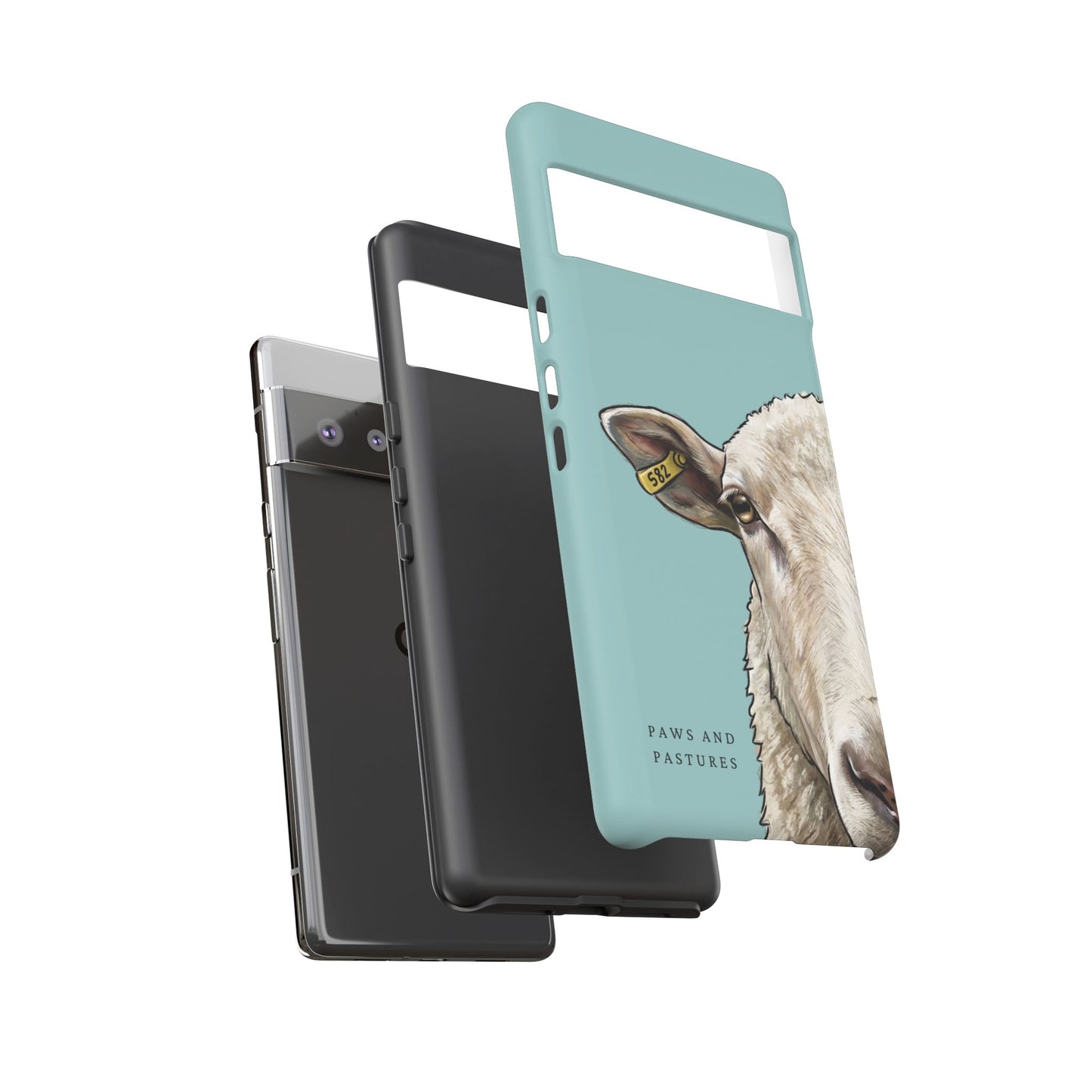 Teal Sheep Phone Case