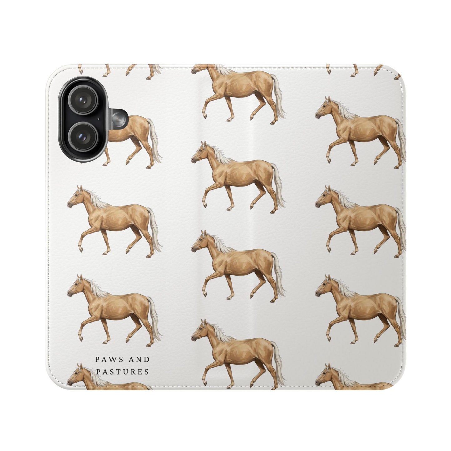 Horse Pattern iPhone Flip Case