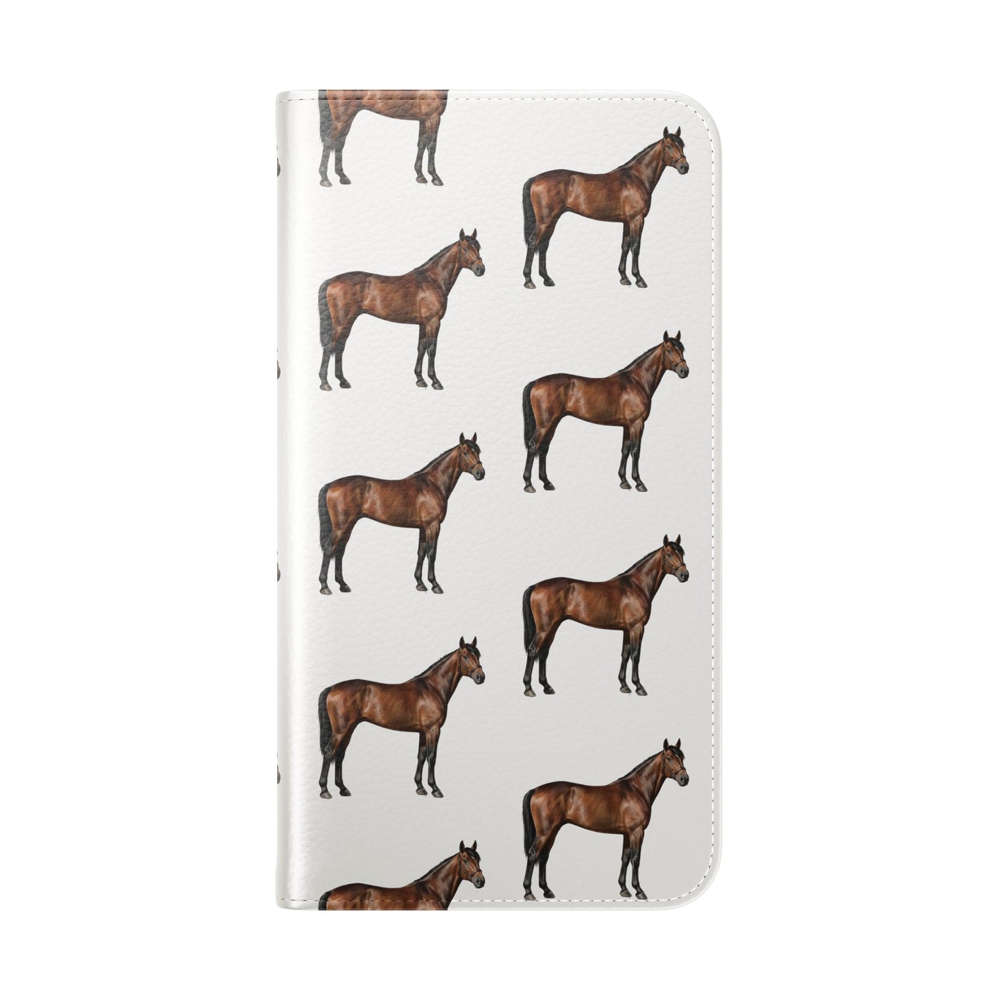 Horse Pattern iPhone Flip Case