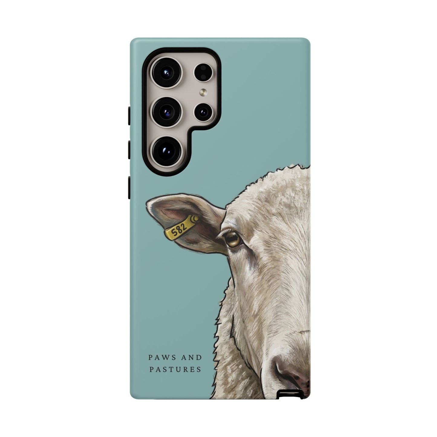 Teal Sheep Phone Case