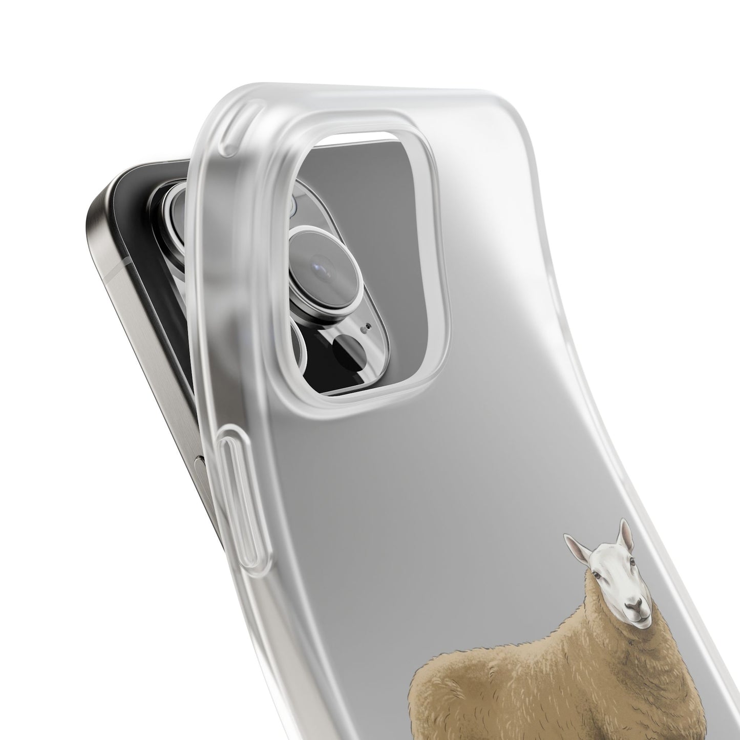 Cheviot Sheep Pattern Phone Case - Cute Farm Animal iPhone Cover