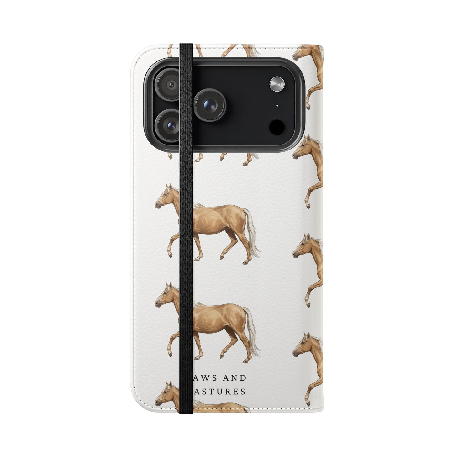 Horse Pattern iPhone Flip Case