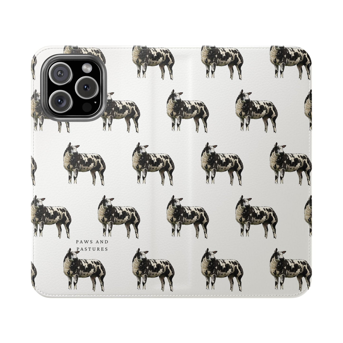Ditch Spotted Sheep iPhone Flip Case