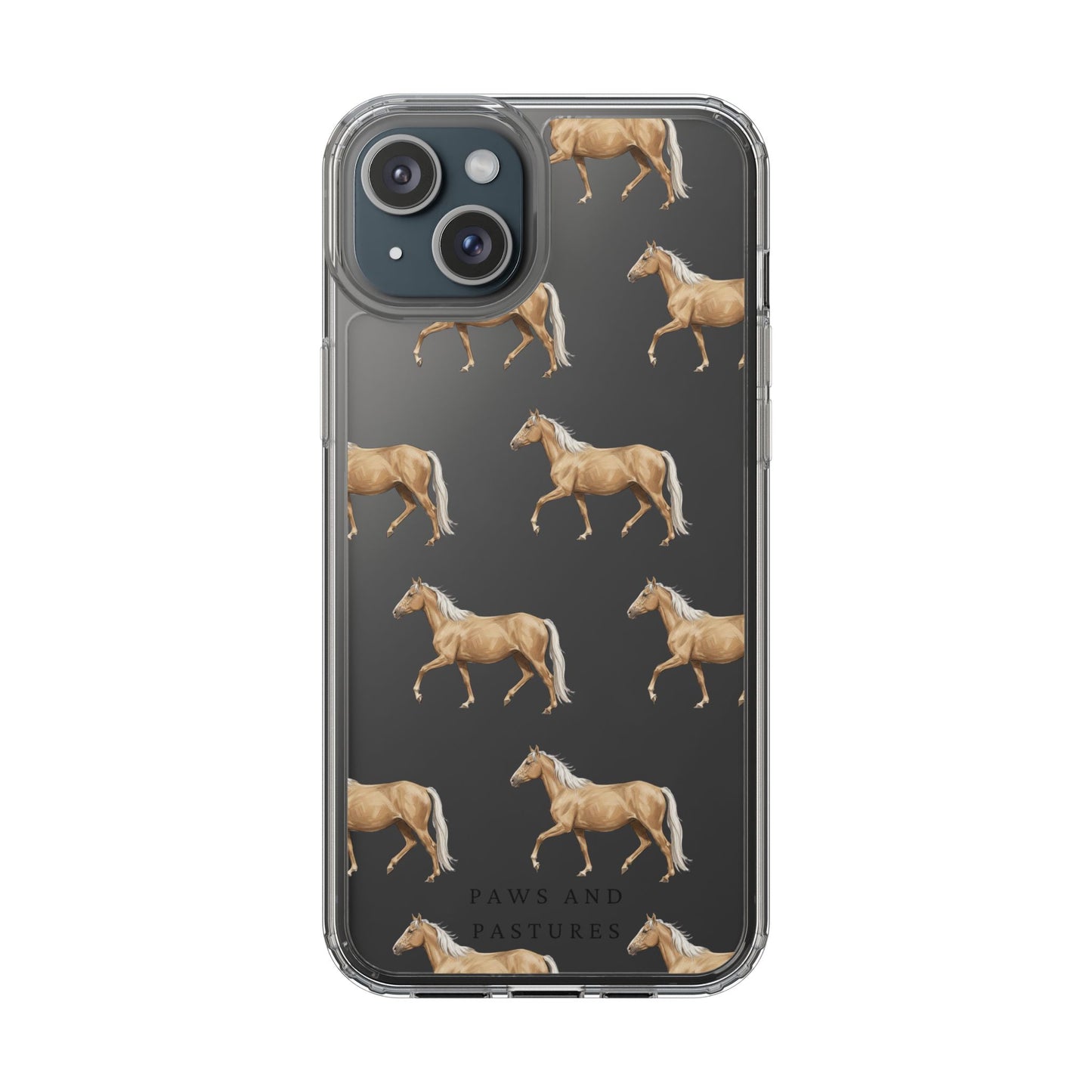 Horse Pattern iPhone Clear Case
