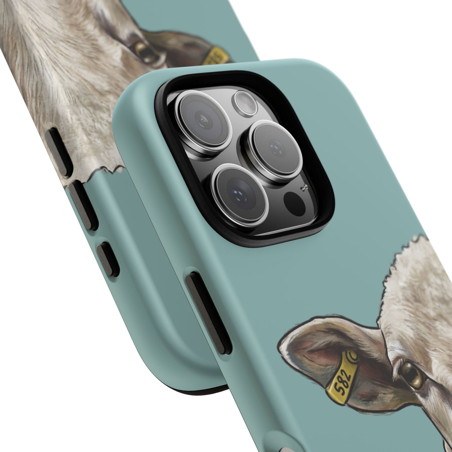 Teal Sheep Phone Case