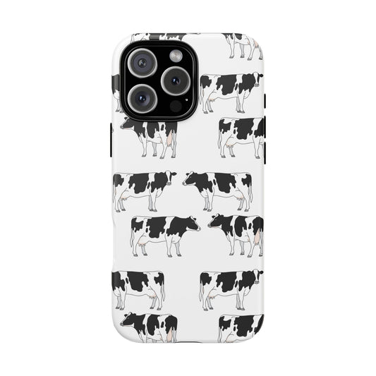 Cow Pattern Phone Case - Black & White Holstein Phone Cover