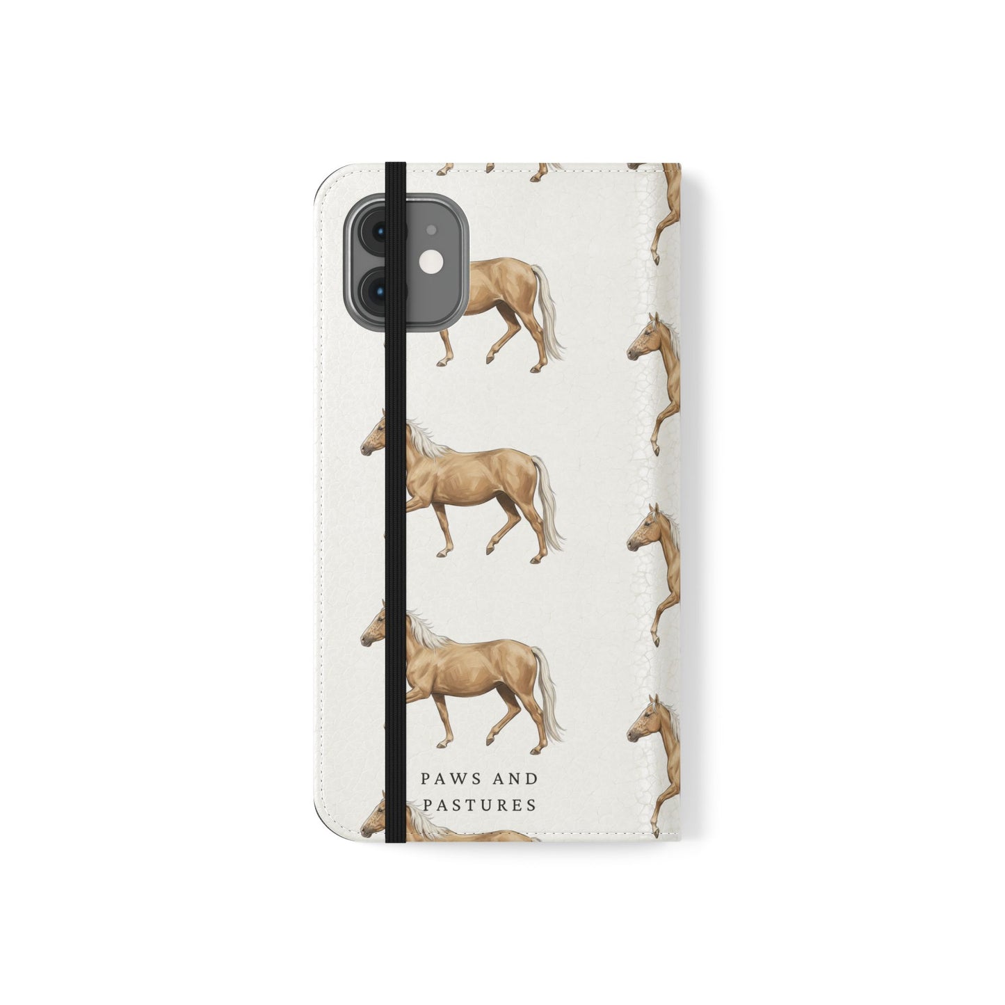 Horse Pattern iPhone Flip Case