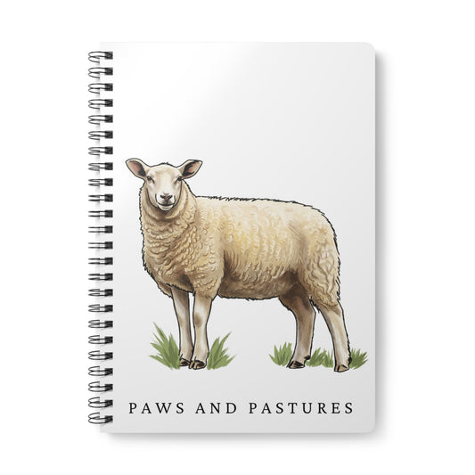 Sheep Illustration Notebook — A5