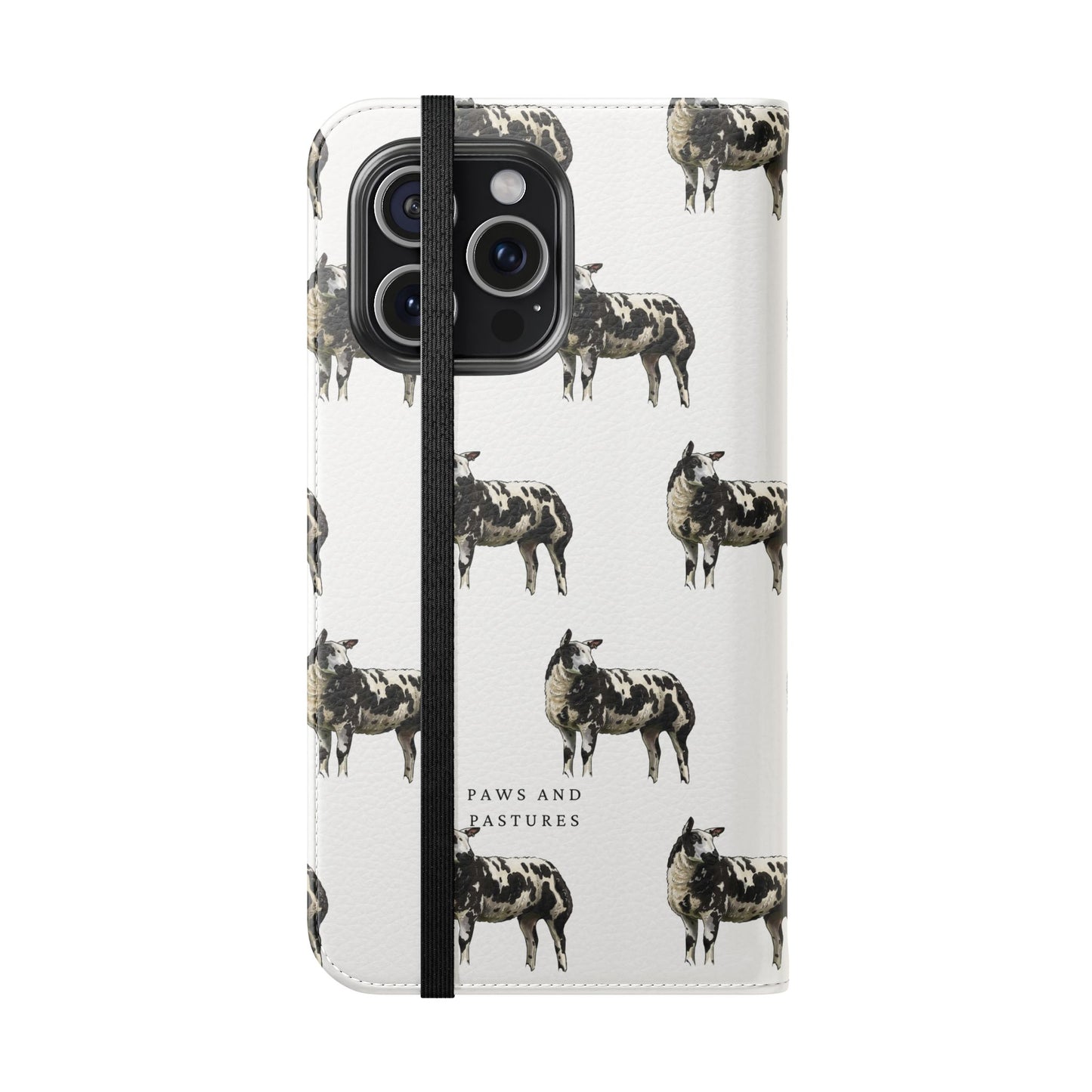 Ditch Spotted Sheep iPhone Flip Case