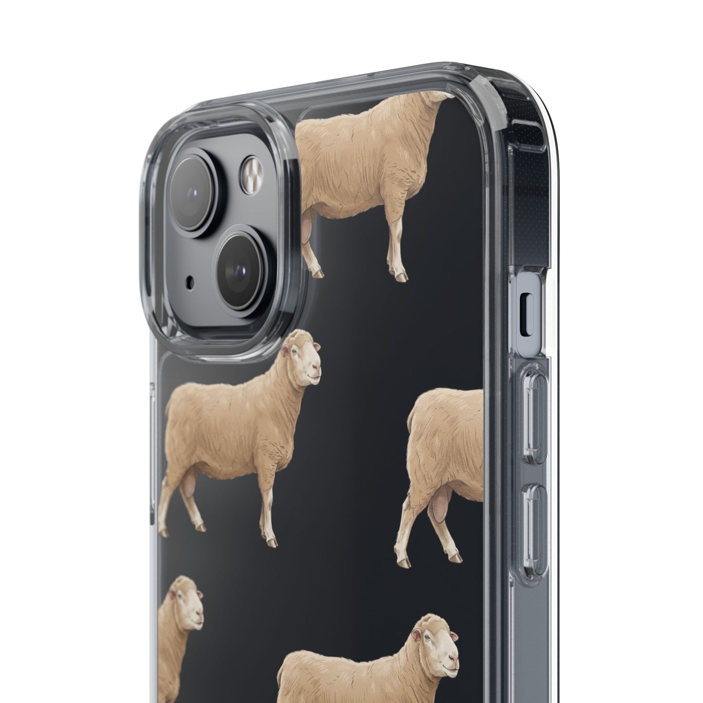 Dorset Sheep Pattern iPhone Clear Case