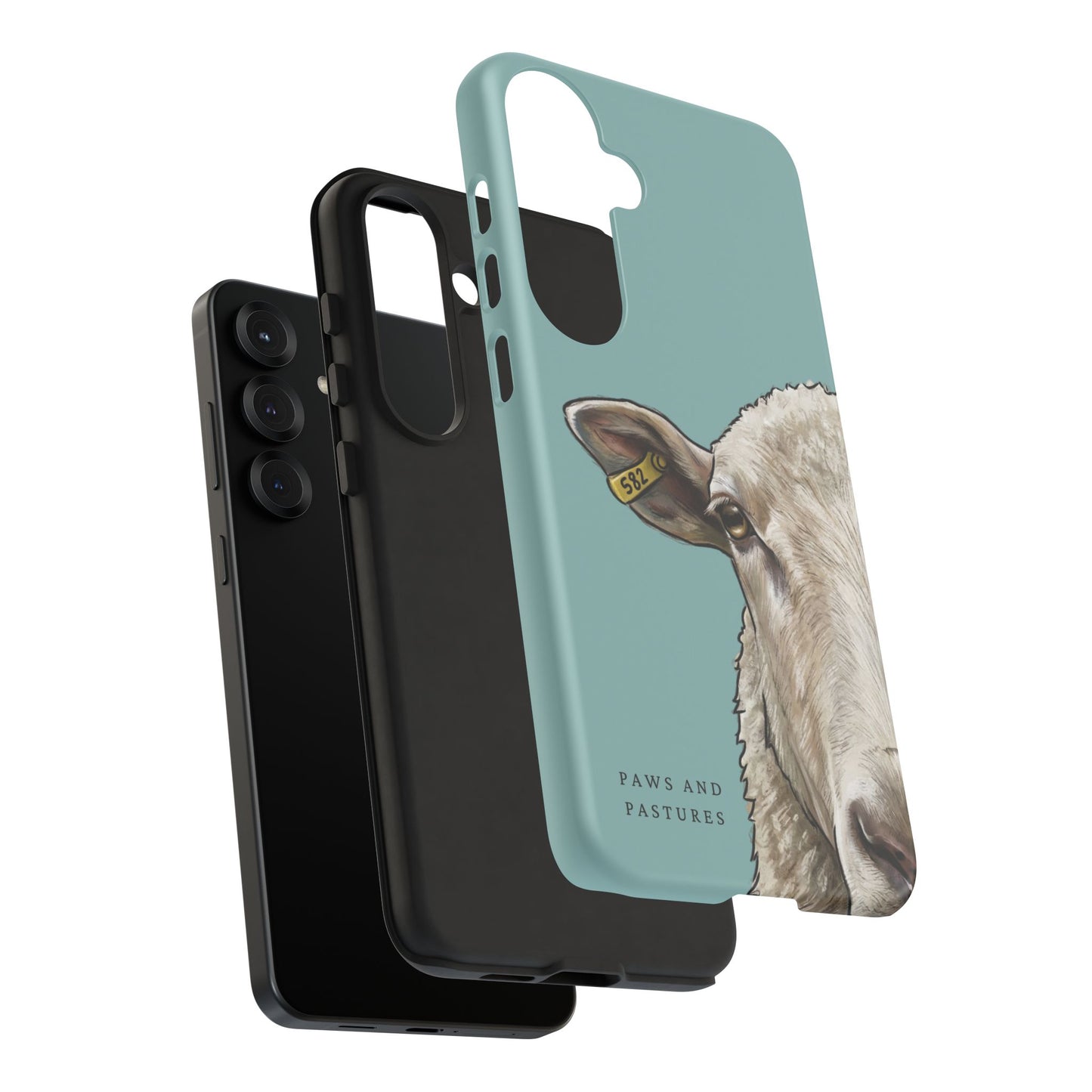 Teal Sheep Phone Case