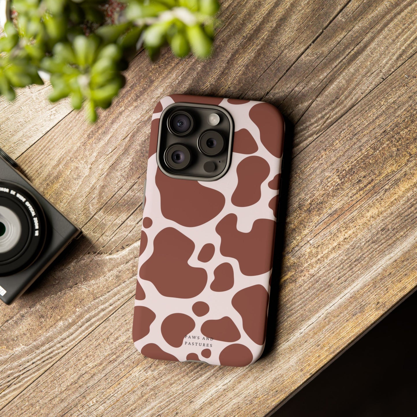 Cow Print Phone Case - Paws and Pastures