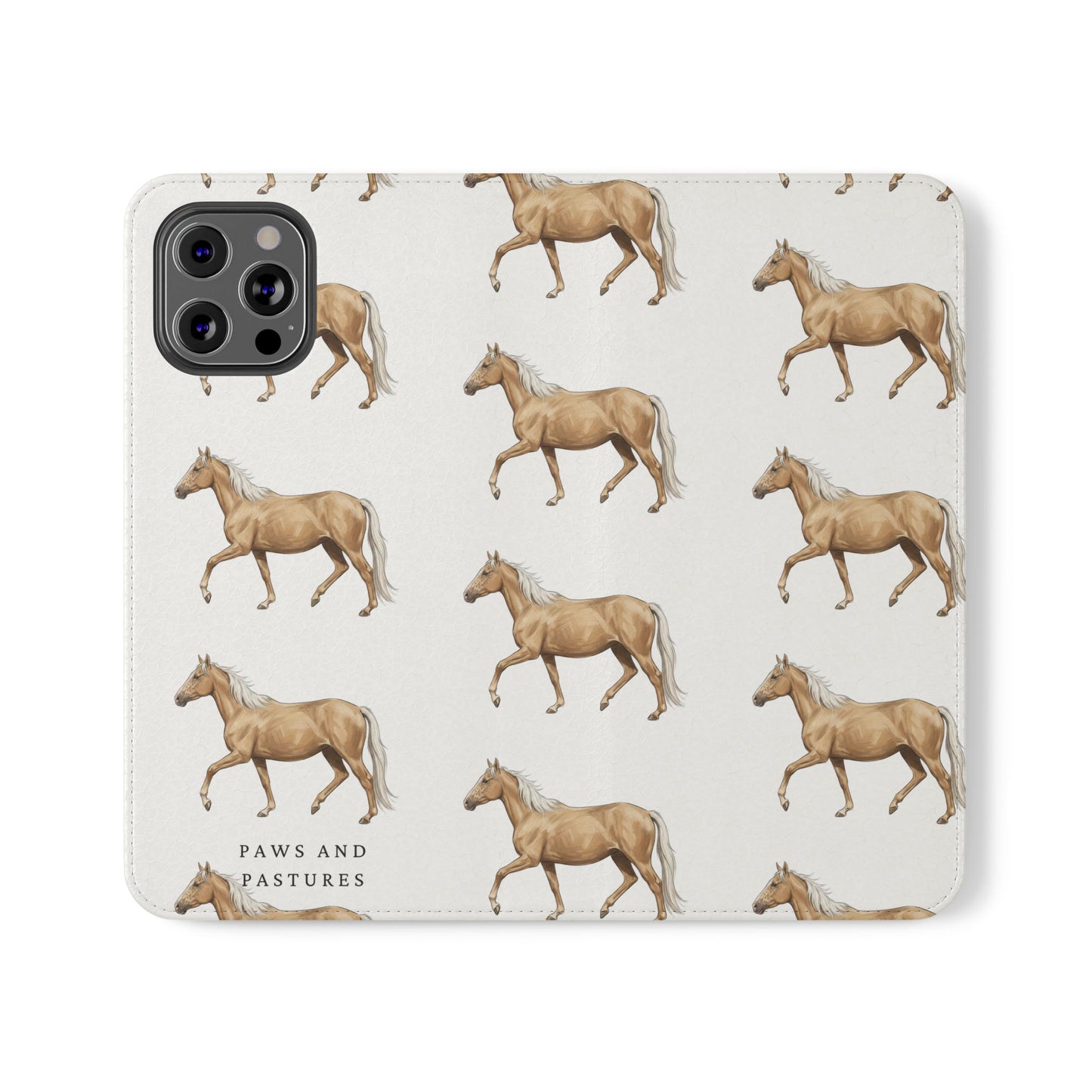 Horse Pattern iPhone Flip Case