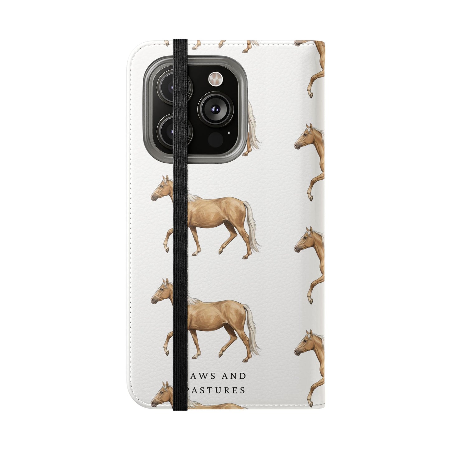 Horse Pattern iPhone Flip Case