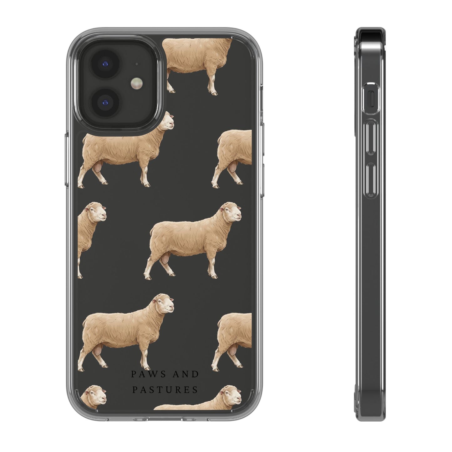 Dorset Sheep Pattern iPhone Clear Case