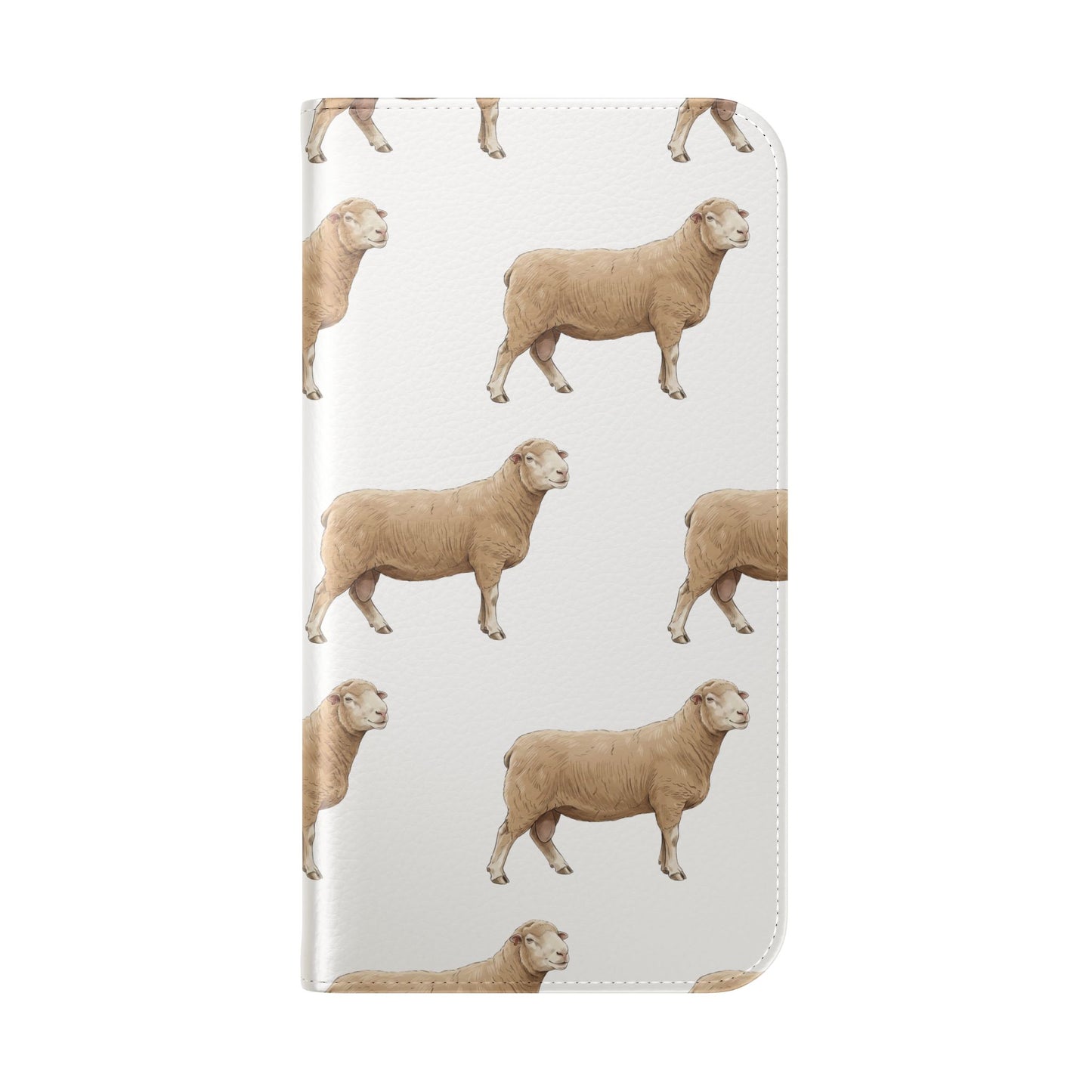 Sheep Pattern iPhone Flip Case