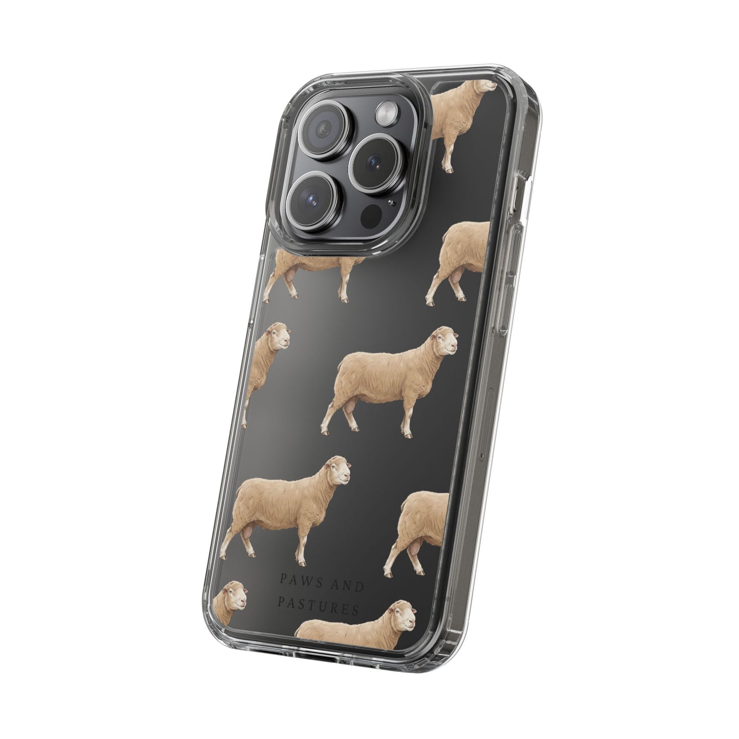 Dorset Sheep Pattern iPhone Clear Case