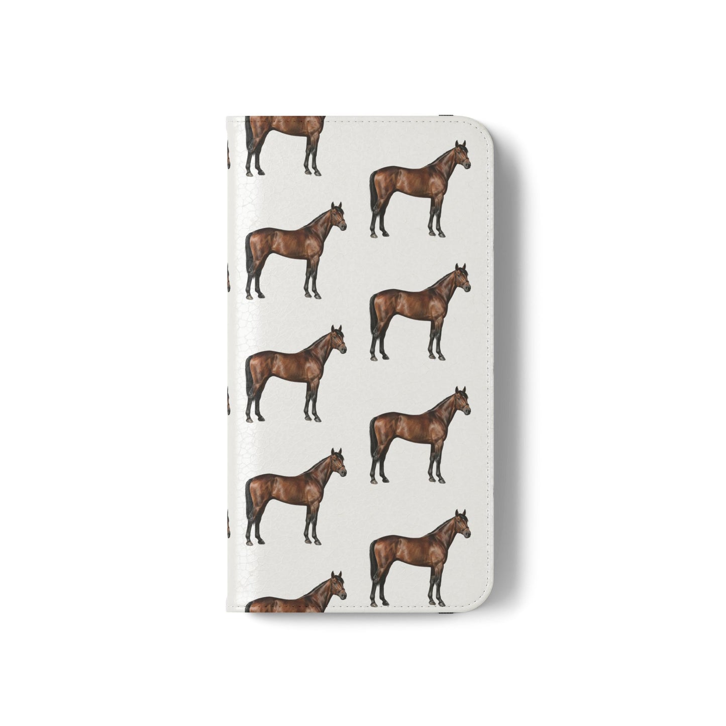 Horse Pattern iPhone Flip Case