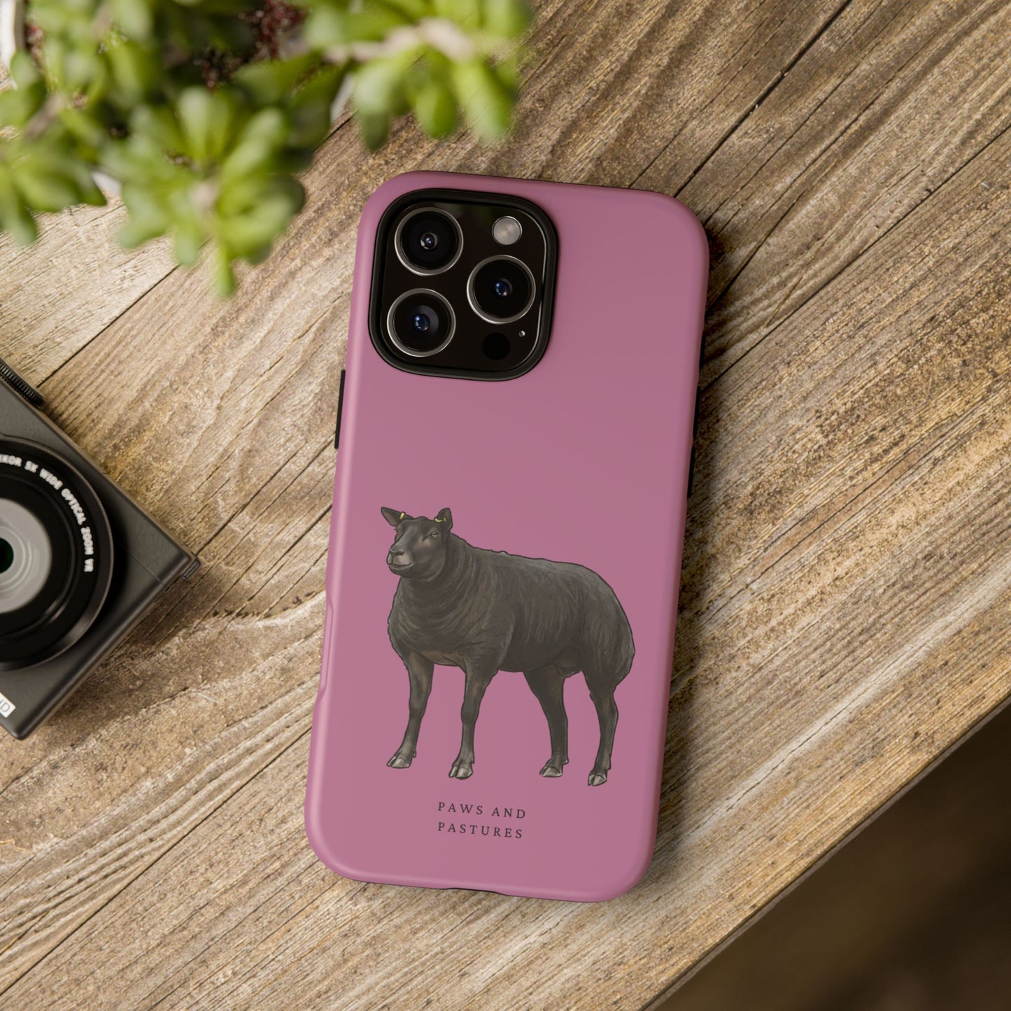 Blue Texel Sheep Phone Case – Paws and Pastures Protective Phone Cover