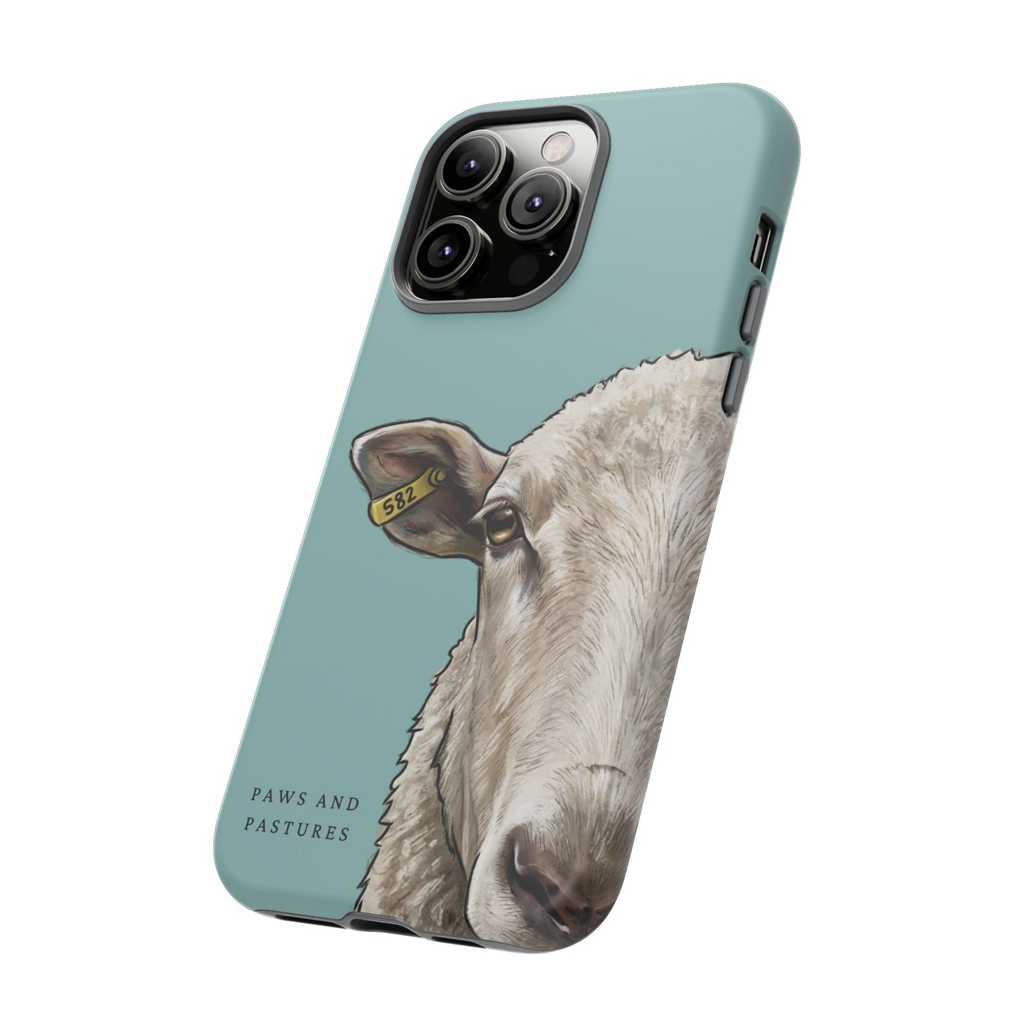 Teal Sheep Phone Case