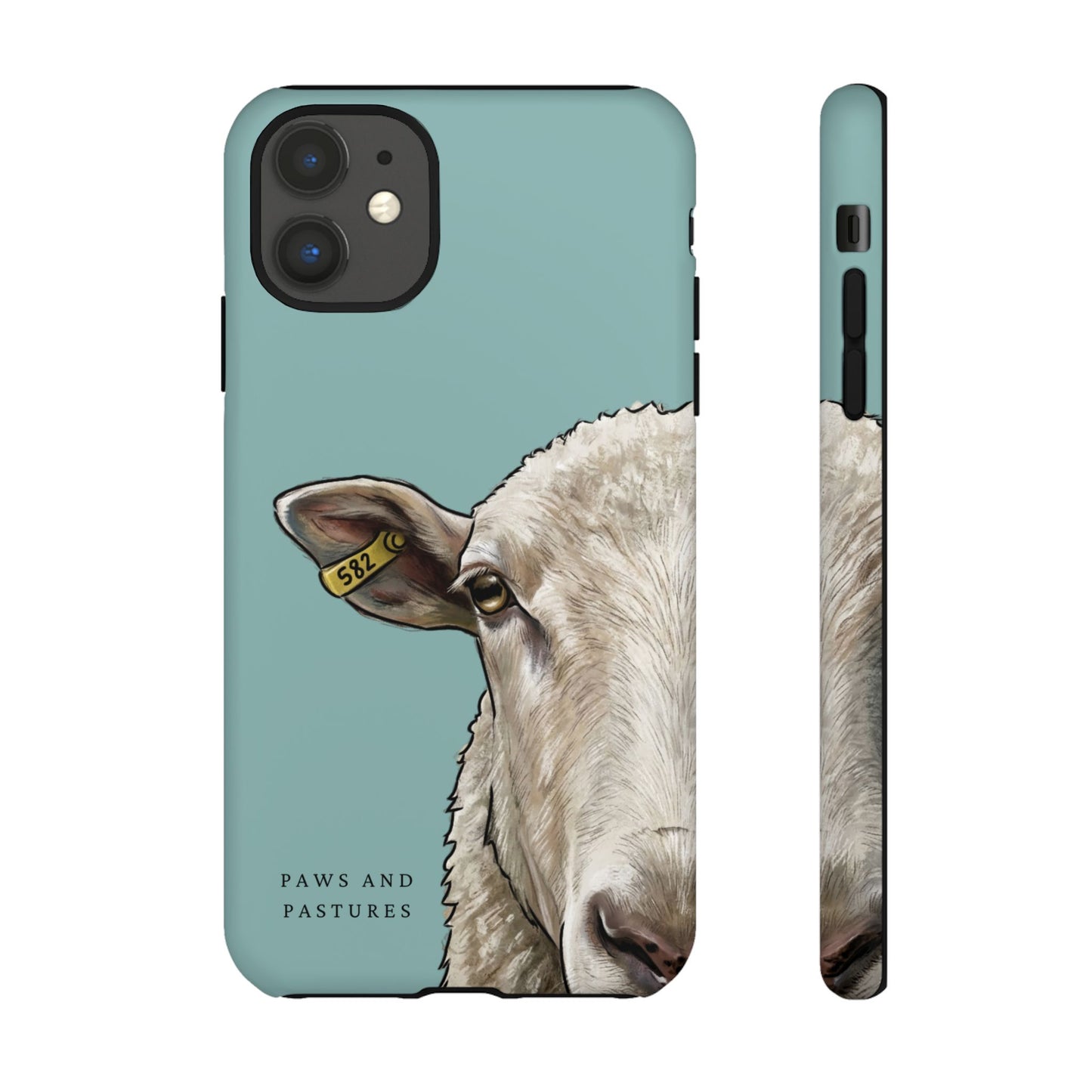 Teal Sheep Phone Case