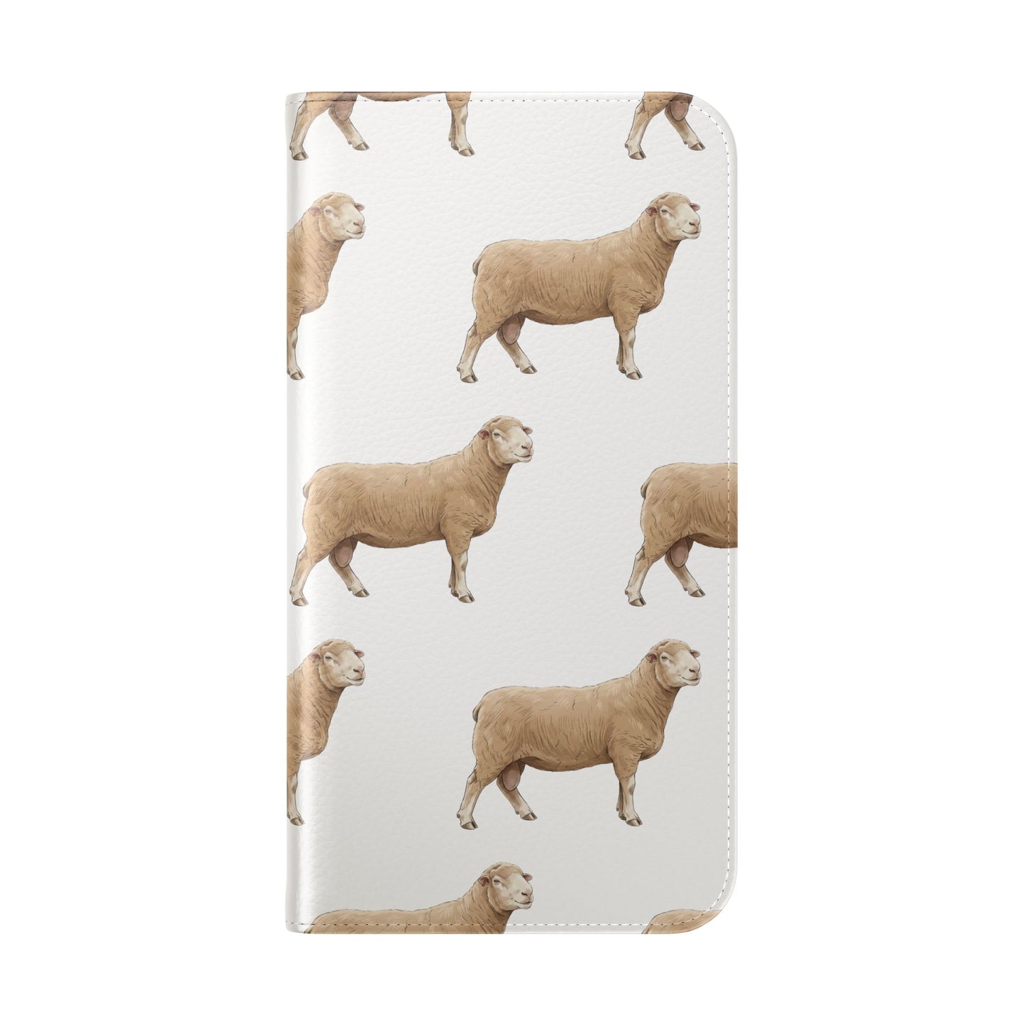 Sheep Pattern iPhone Flip Case