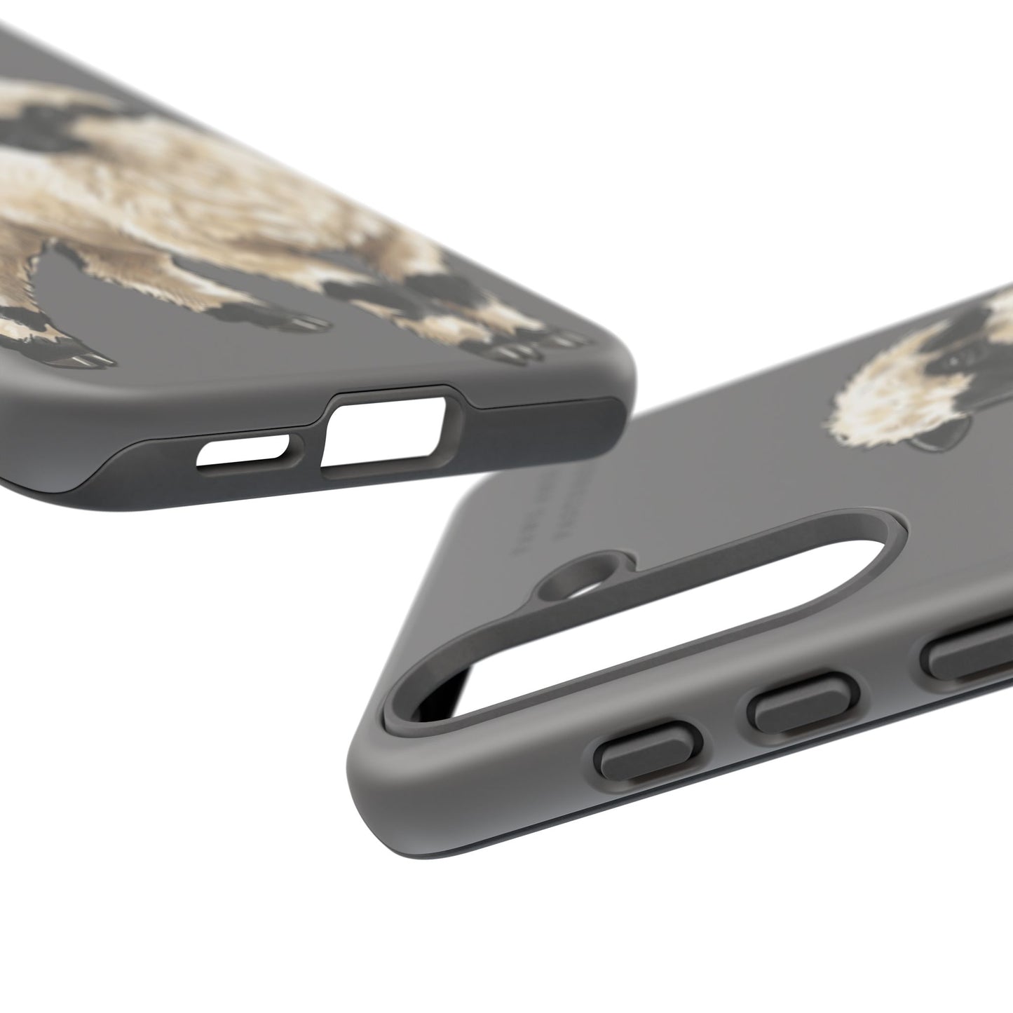 Grey Valais Blacknose Sheep Phone Case – 'Paws and Pastures' Cute Lamb Protective iPhone Cover