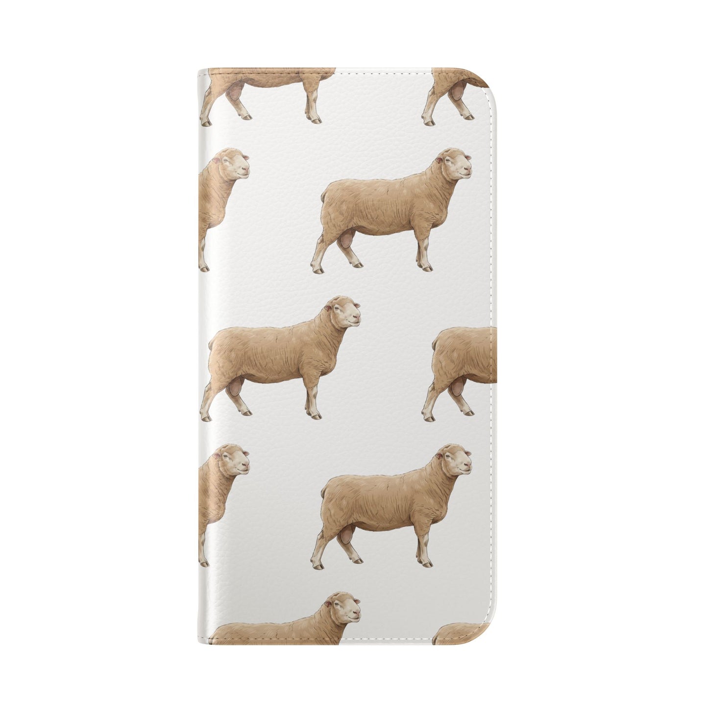 Sheep Pattern iPhone Flip Case