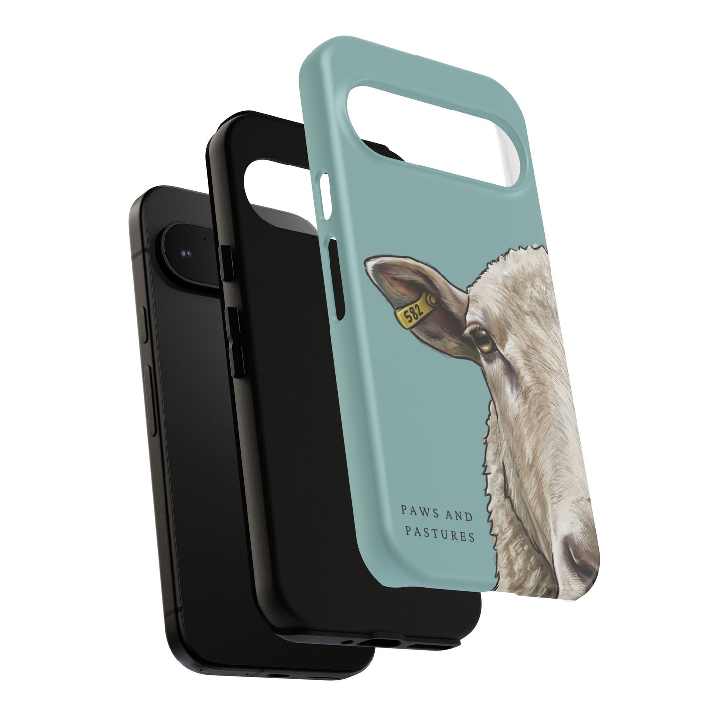 Teal Sheep Phone Case